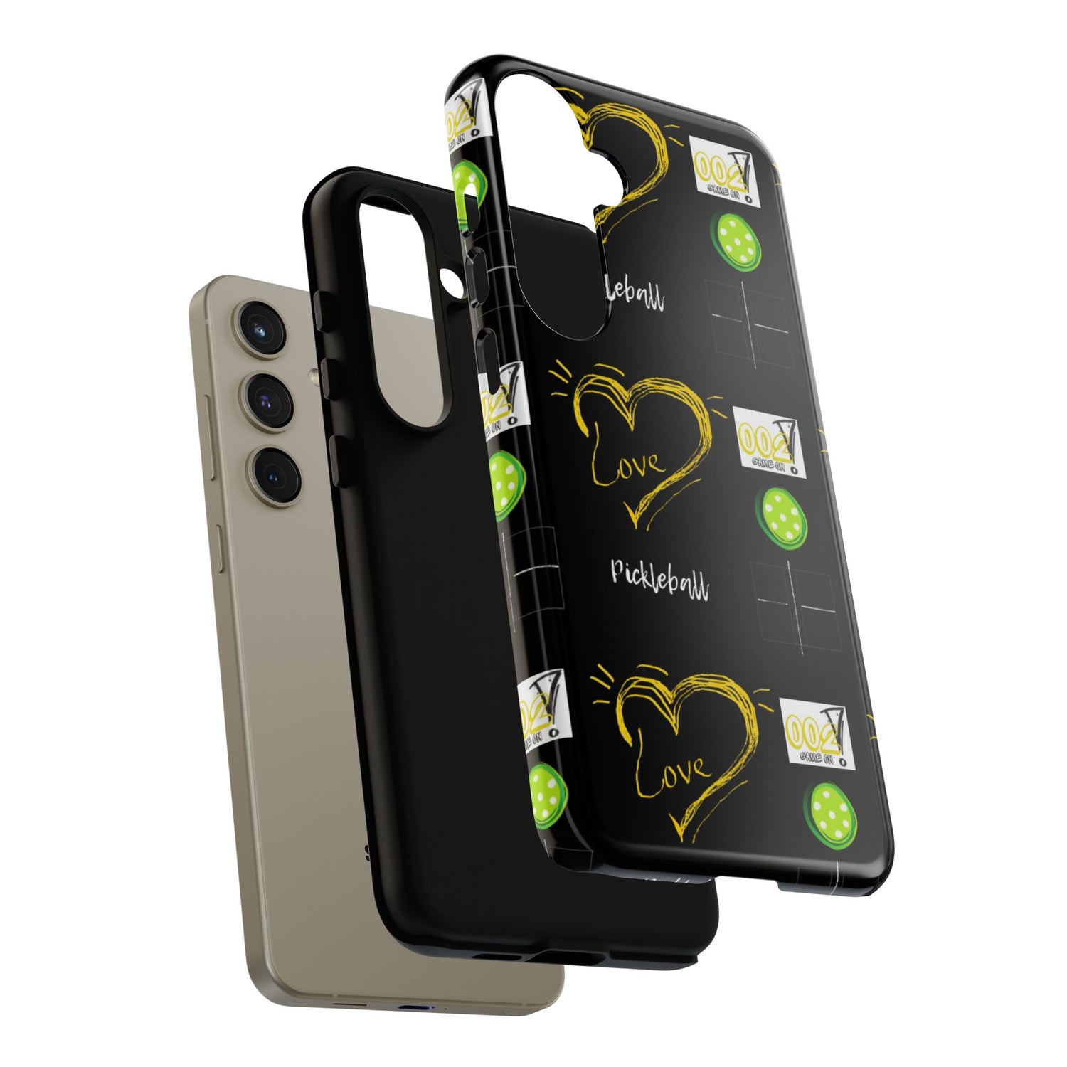 Pickleball Love Tough Android Samsung Phone Case - Fun & Durable Sport Accessory