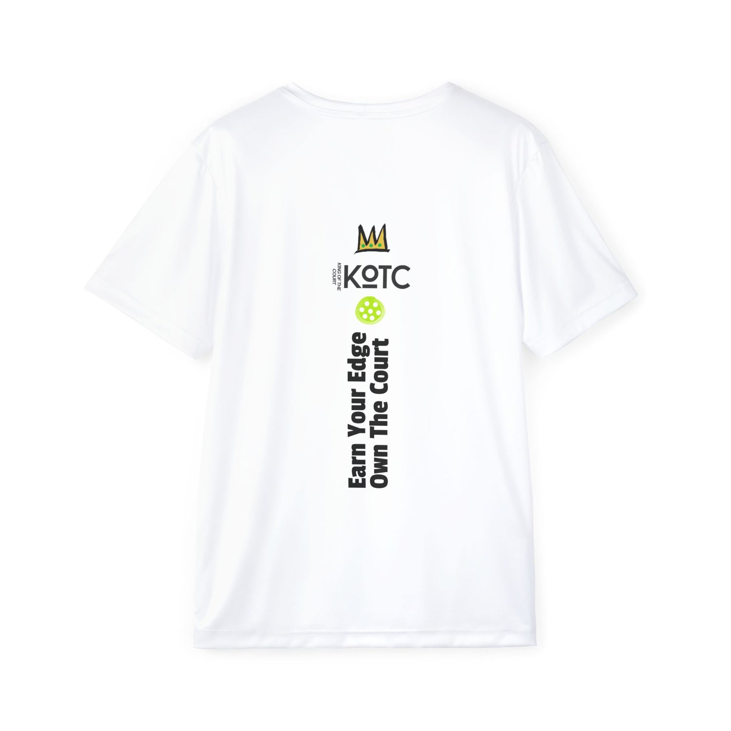 Men's Sports Jersey Tee - Pickleball Enthusiast Earn Your Edge Own The Court Design