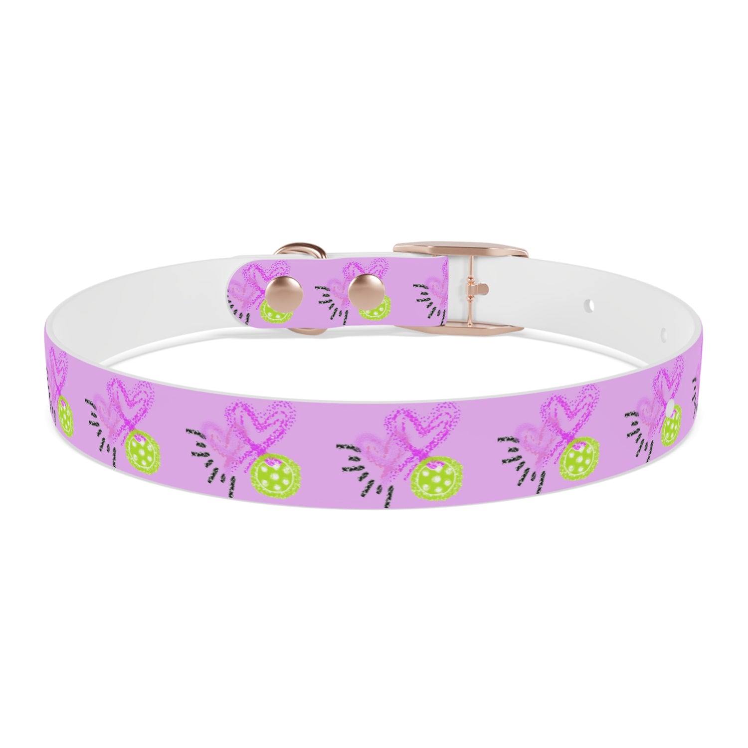 Dog Collar - Pickleball Love Unique Stand Out Design - Perfect for Pet Owners