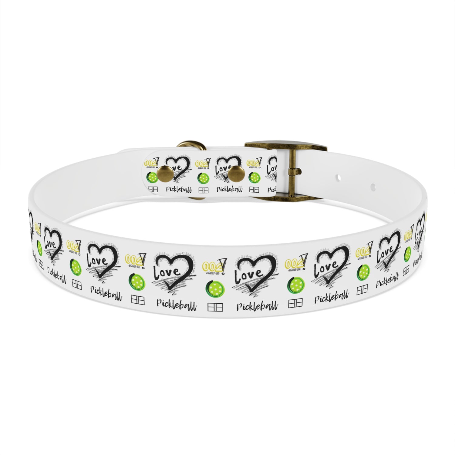 Dog Collar - Pickleball Love Unique Stand Out Design - Perfect for Pet Owners