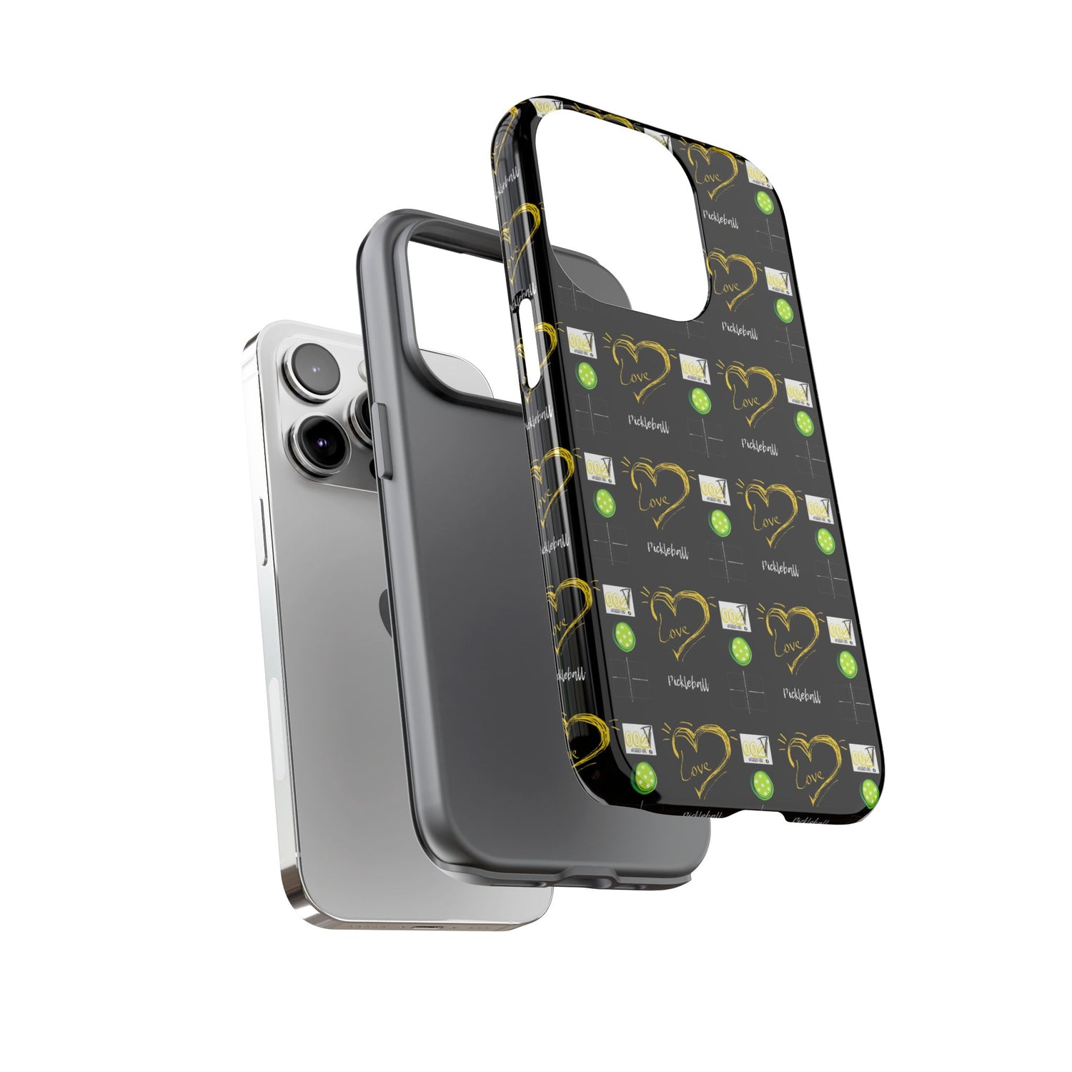 Pickleball Love Tough iPhone Case - Fun & Durable Sport Accessory