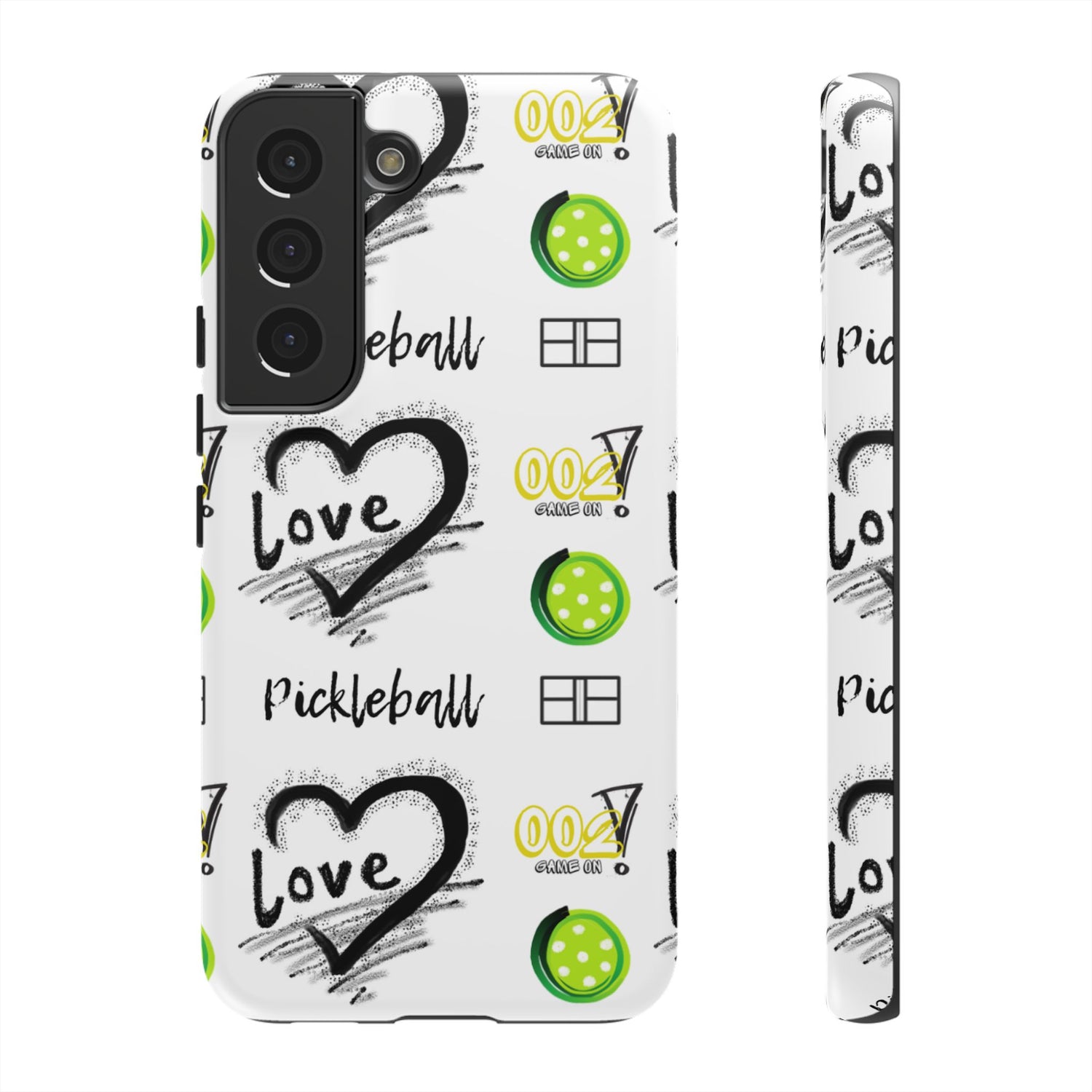 Pickleball Love Tough Android Samsung Phone Case - Fun & Durable Sport Accessory