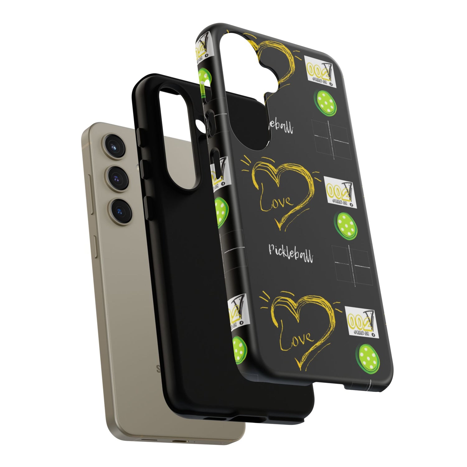 Pickleball Love Tough Android Samsung Phone Case - Fun & Durable Sport Accessory