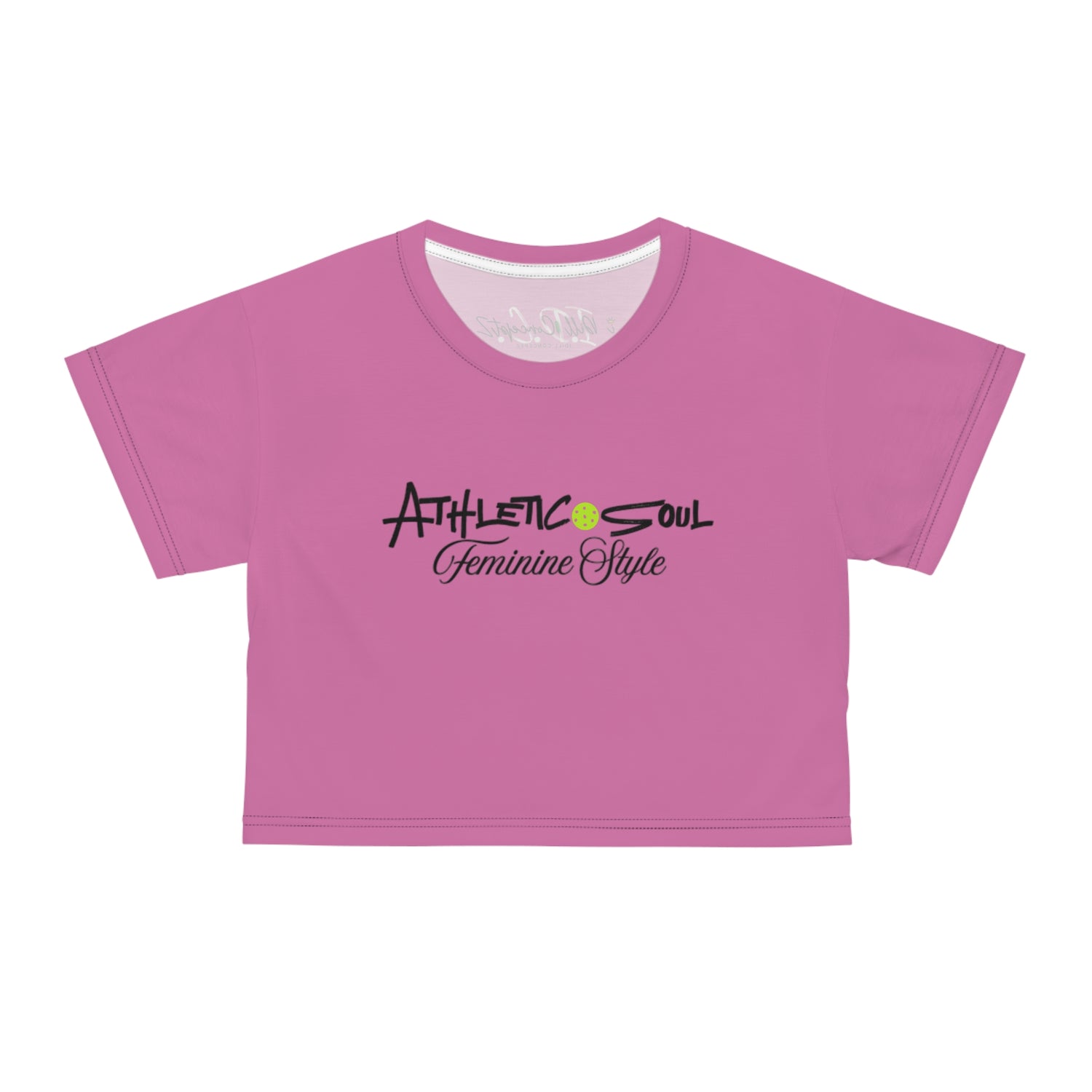 Women's Crop Top - Pickleball Athletic Soul, Feminine Style Design