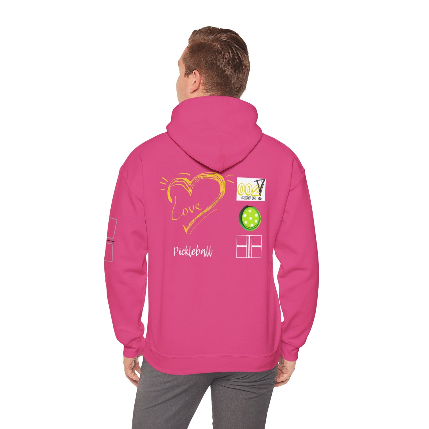 Unisex Pickleball Hoodie Sweatshirt Apparel - LOVE Pickleball