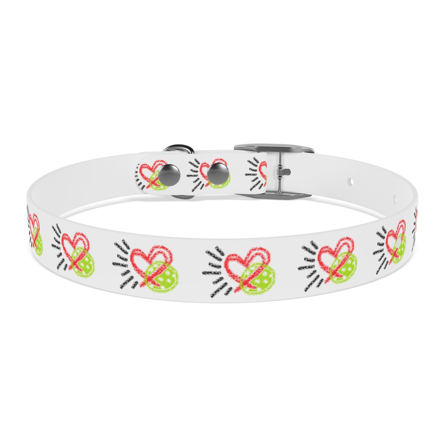 Dog Collar - Pickleball Love Unique Stand Out Design - Perfect for Pet Owners