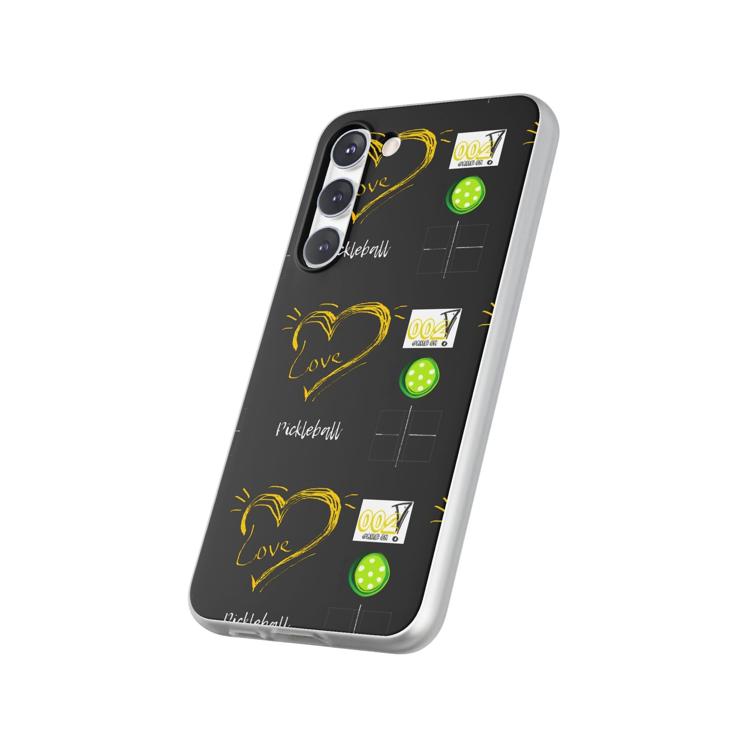 Pickleball Love Flexi Android Samsung Phone Case - Pickleball Phone Case