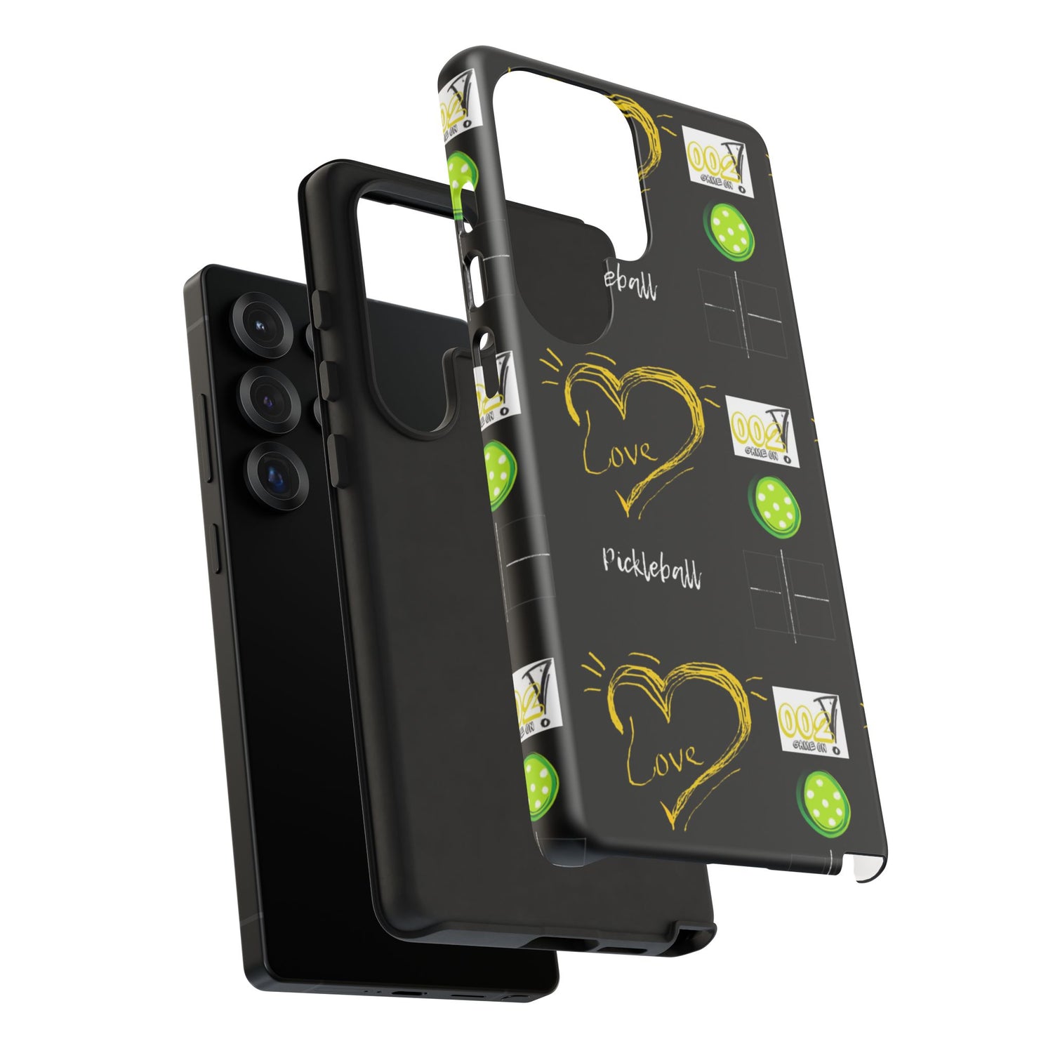 Pickleball Love Tough Android Samsung Phone Case - Fun & Durable Sport Accessory