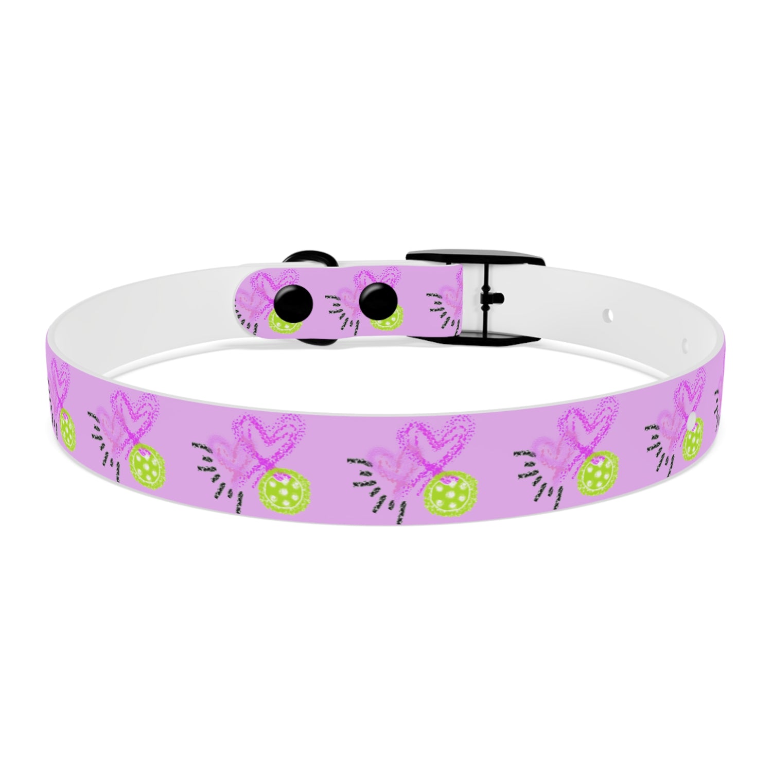 Dog Collar - Pickleball Love Unique Stand Out Design - Perfect for Pet Owners