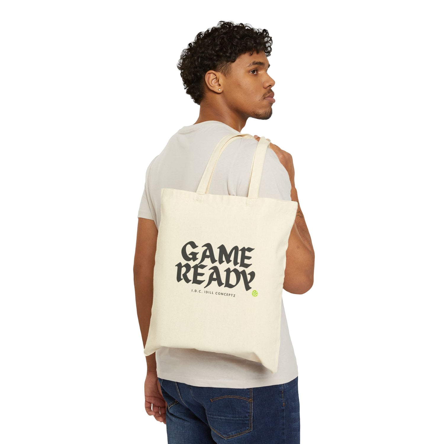 Pickleball Tote Bag - 'Game Ready' Design