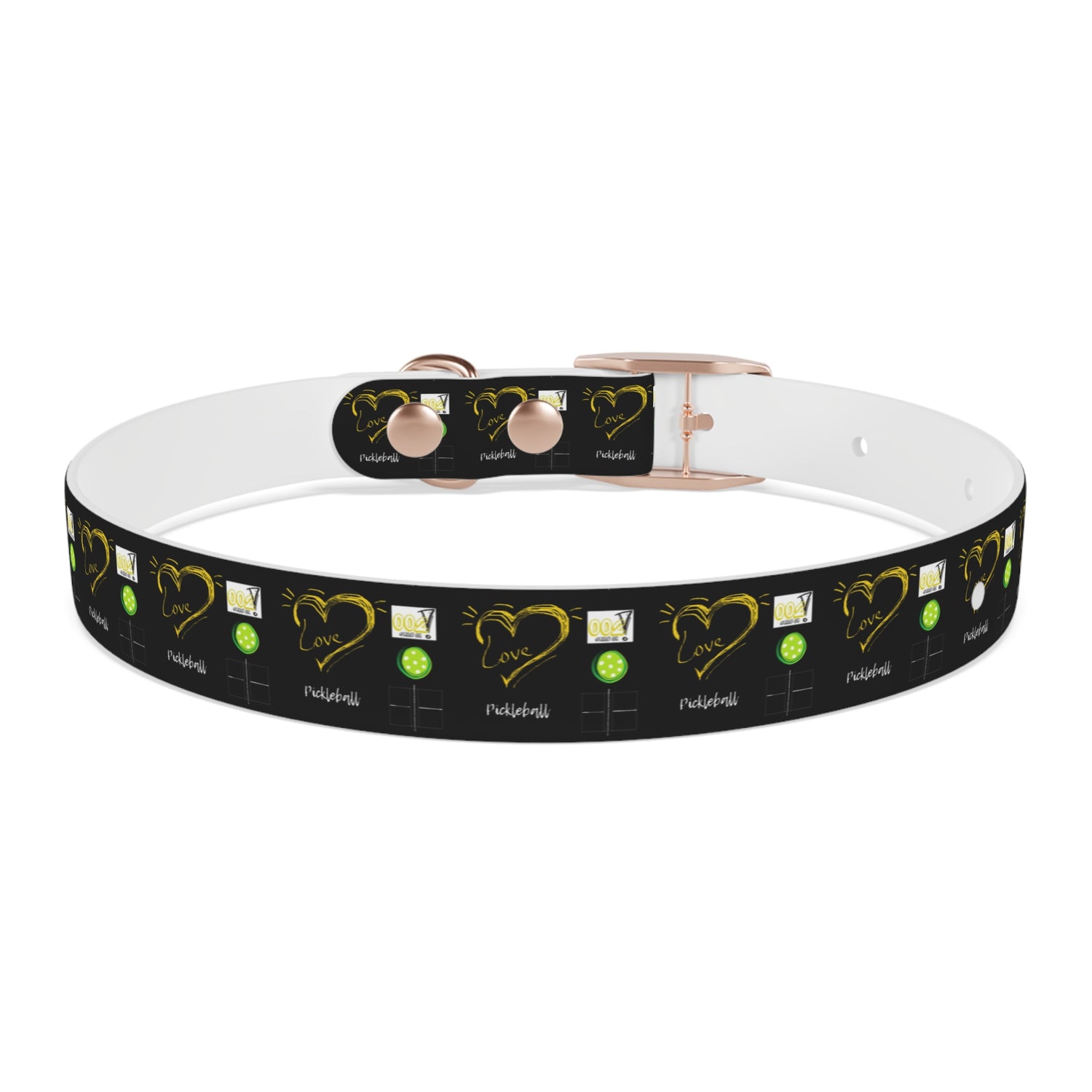 Dog Collar - Pickleball Love Unique Stand Out Design - Perfect for Pet Owners