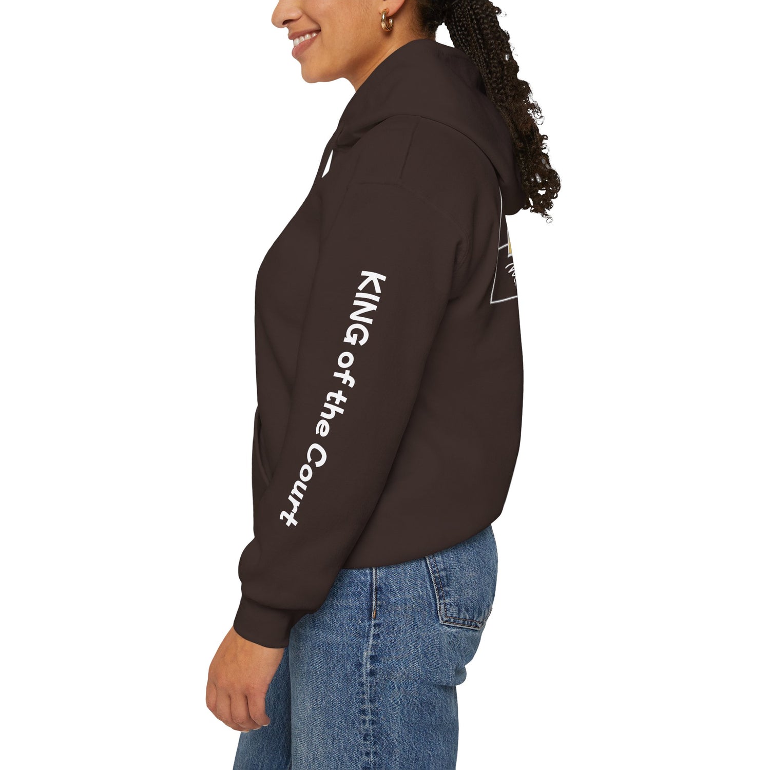 Pickleball Hoodie - King of the Court Design - Men's Sweatshirt