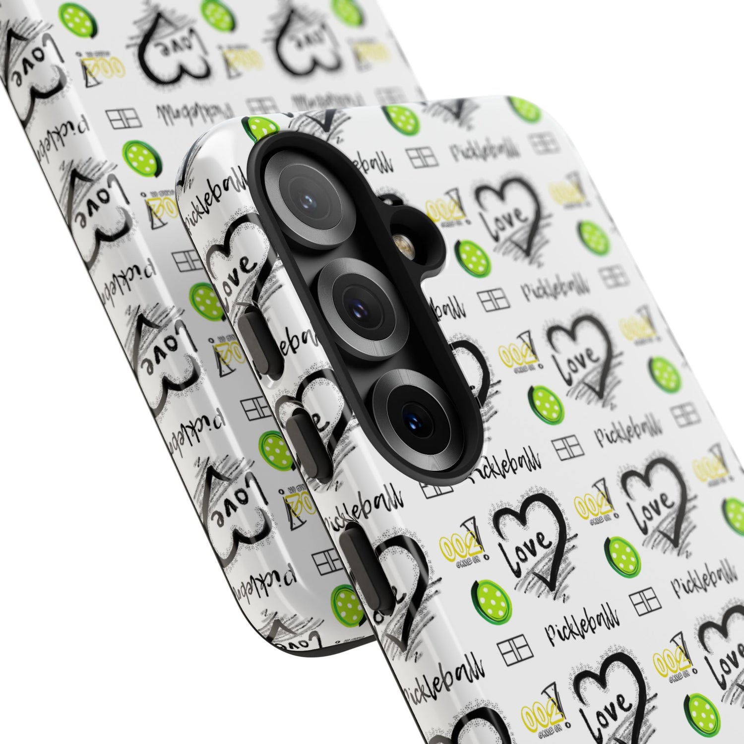 Pickleball Love Tough Android Samsung Phone Case - Fun & Durable Sport Accessory