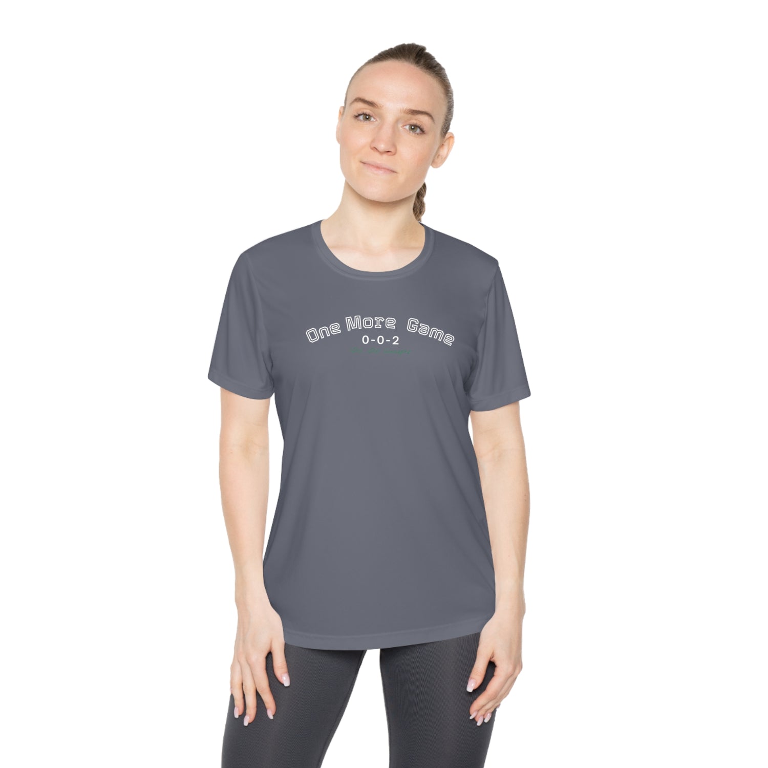 Pickleball Women's Tee - 002 One More Game Design