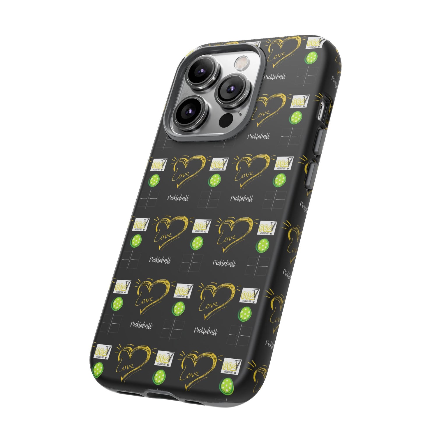 Pickleball Love Tough iPhone Case - Fun & Durable Sport Accessory