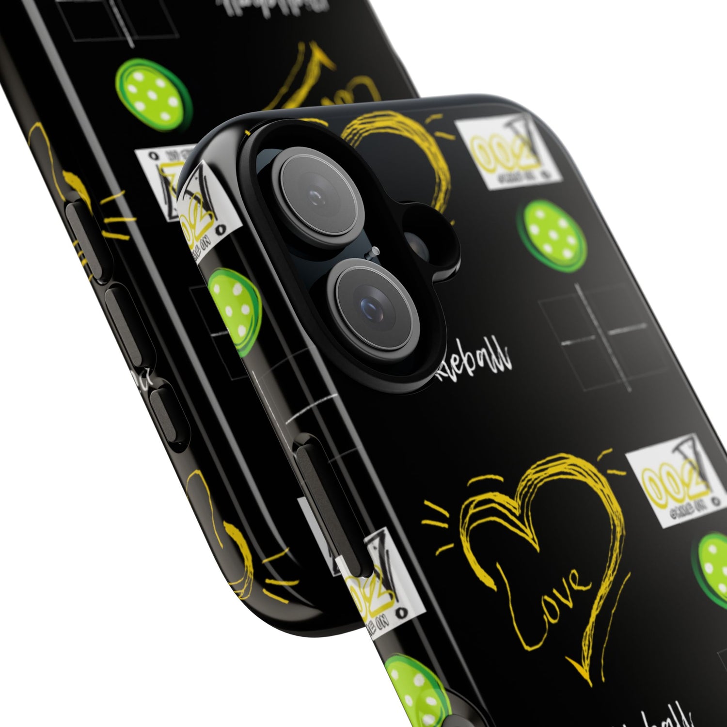 Pickleball Love Tough iPhone Case - Fun & Durable Sport Accessory