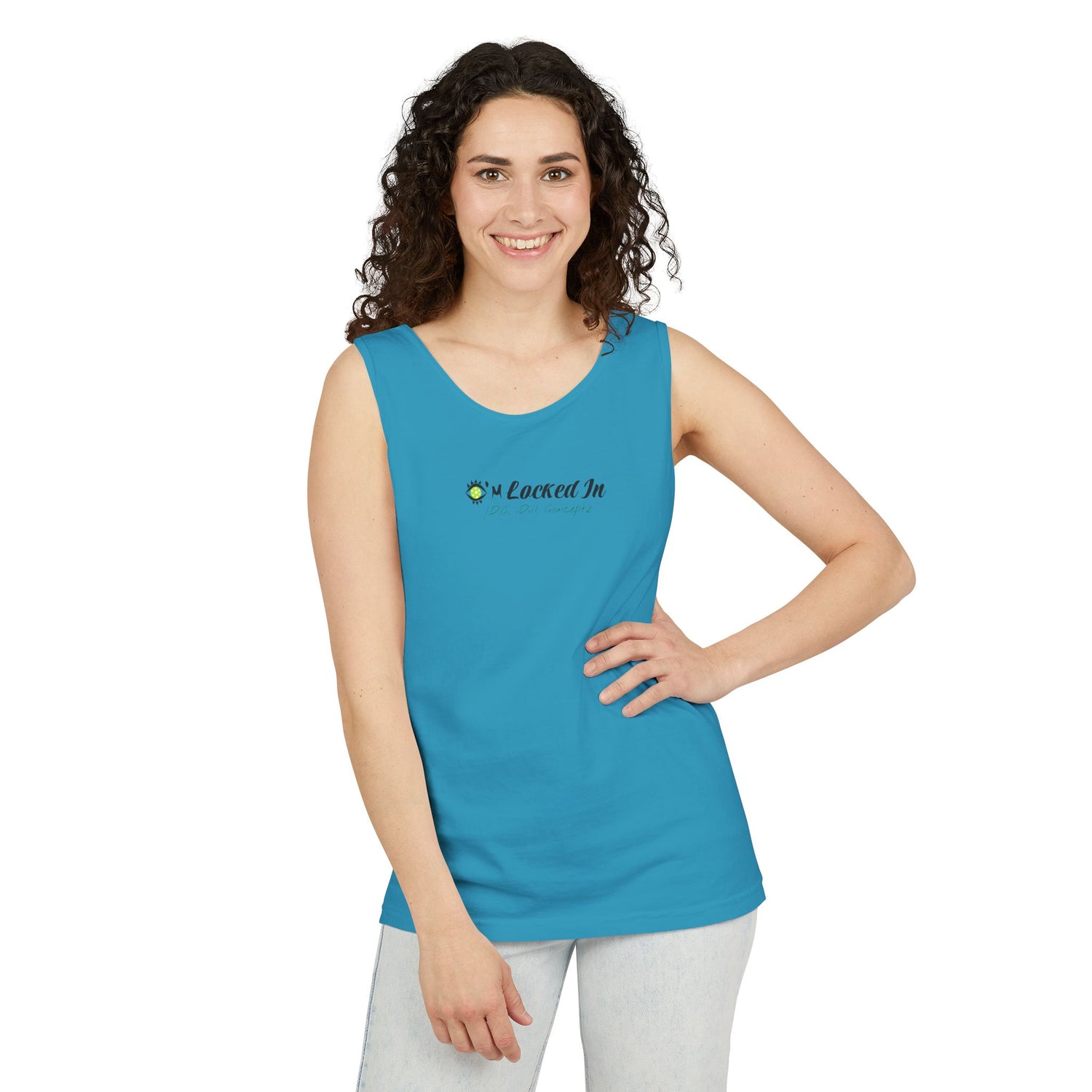 Unisex Muscle Tank Top - Pickleball I'm Locked In Design