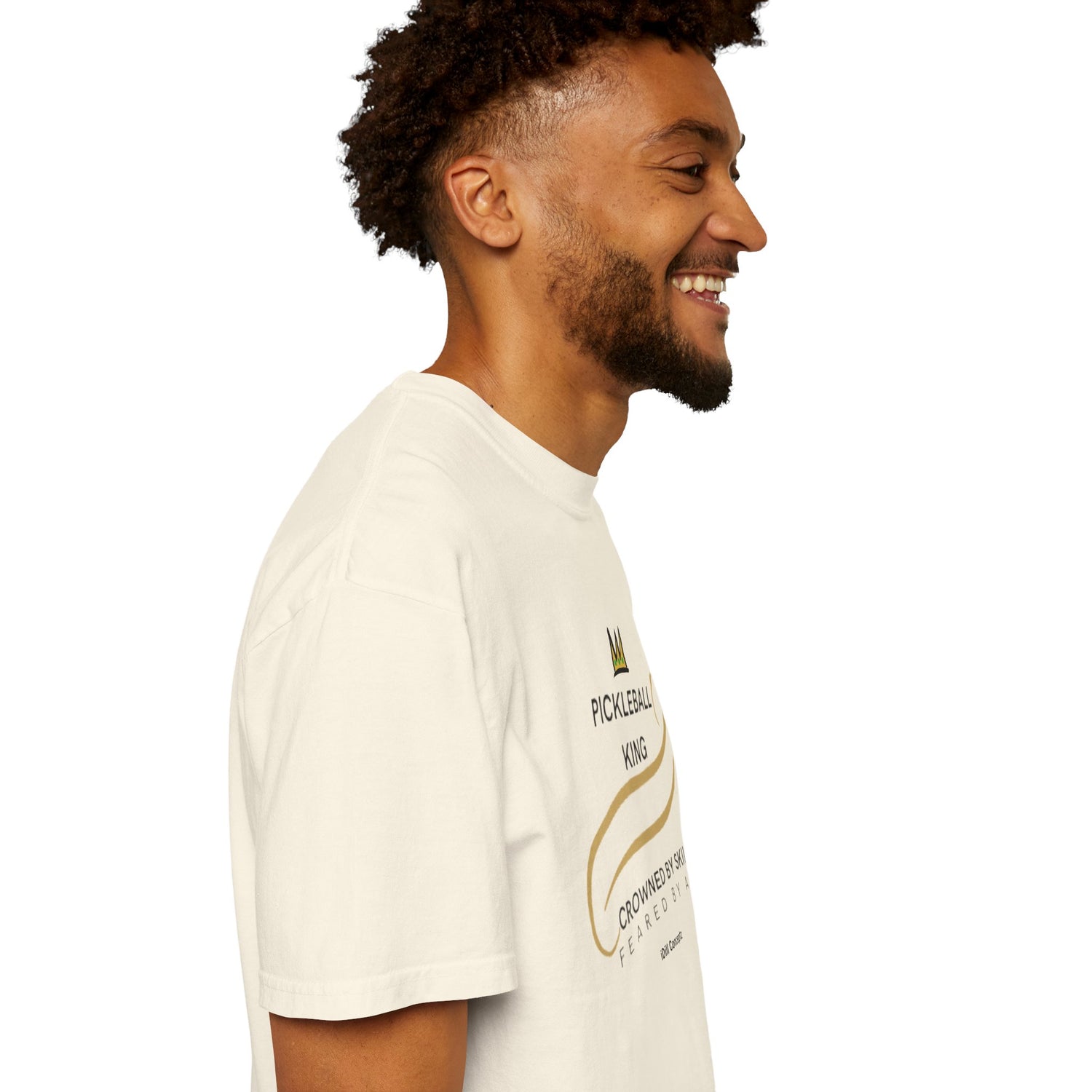 King of the Court Pickleball T-Shirt Apparel - Casual Graphic Tee for Men - Sports Lovers