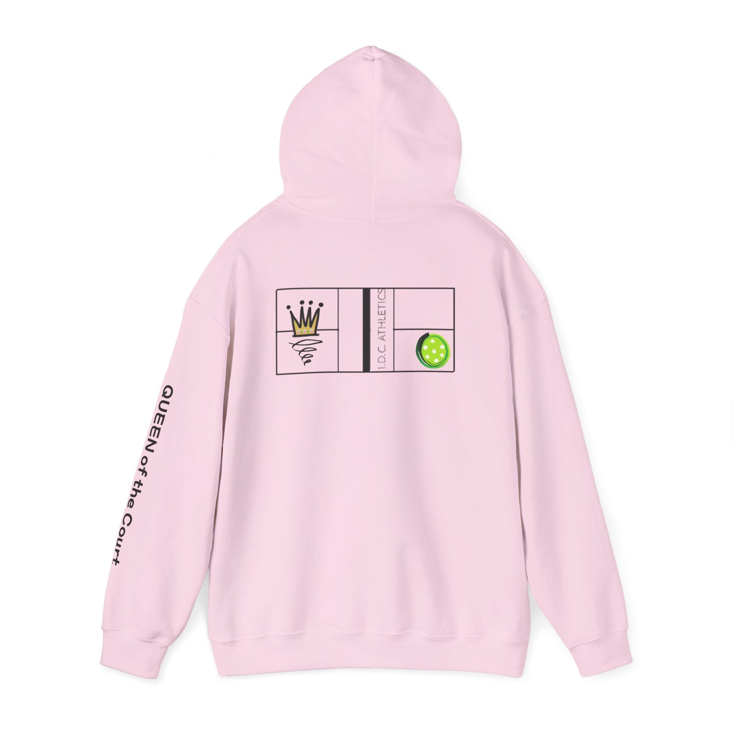Pickleball Hoodie - Queen of the Court Design - Women's Sweatshirt