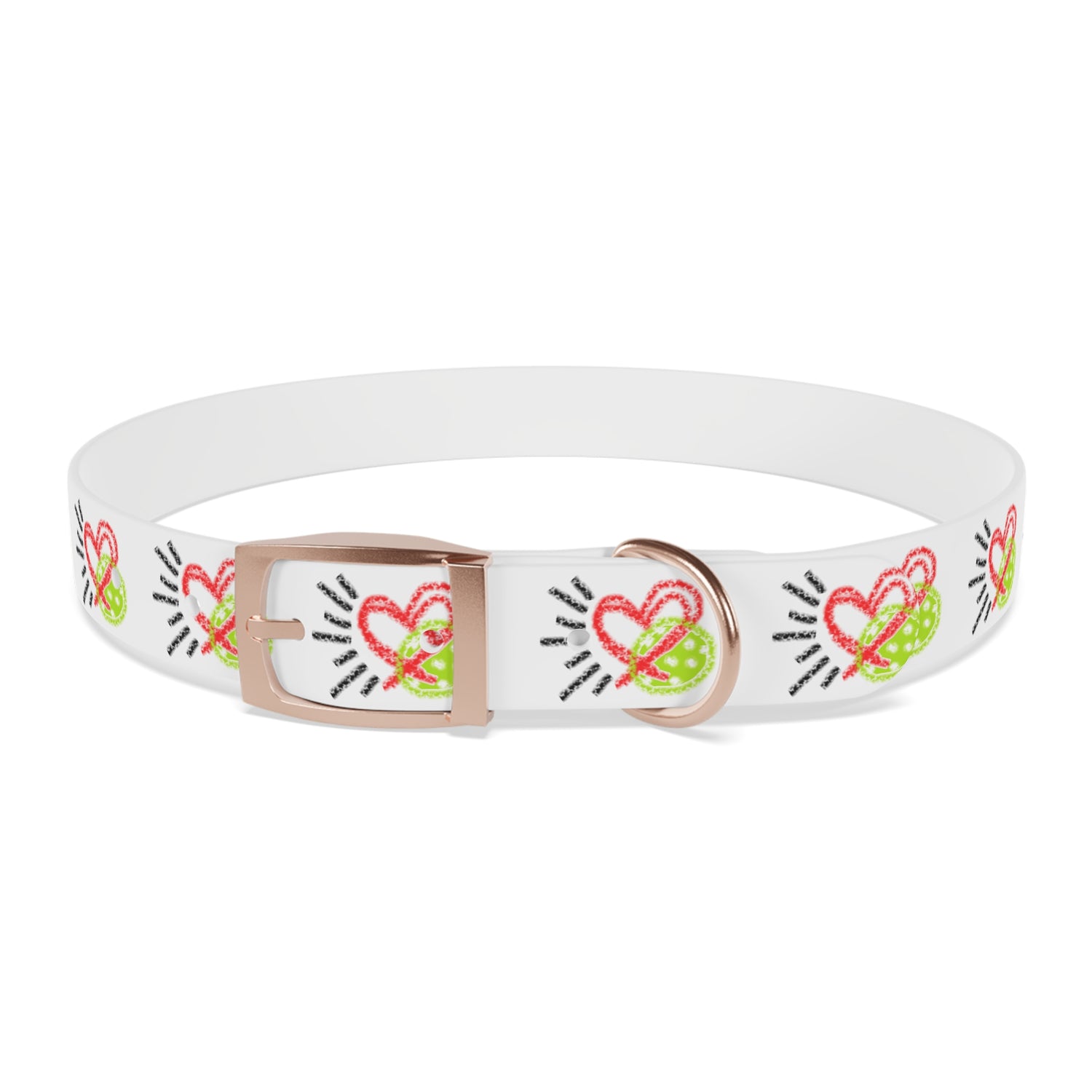 Dog Collar - Pickleball Love Unique Stand Out Design - Perfect for Pet Owners