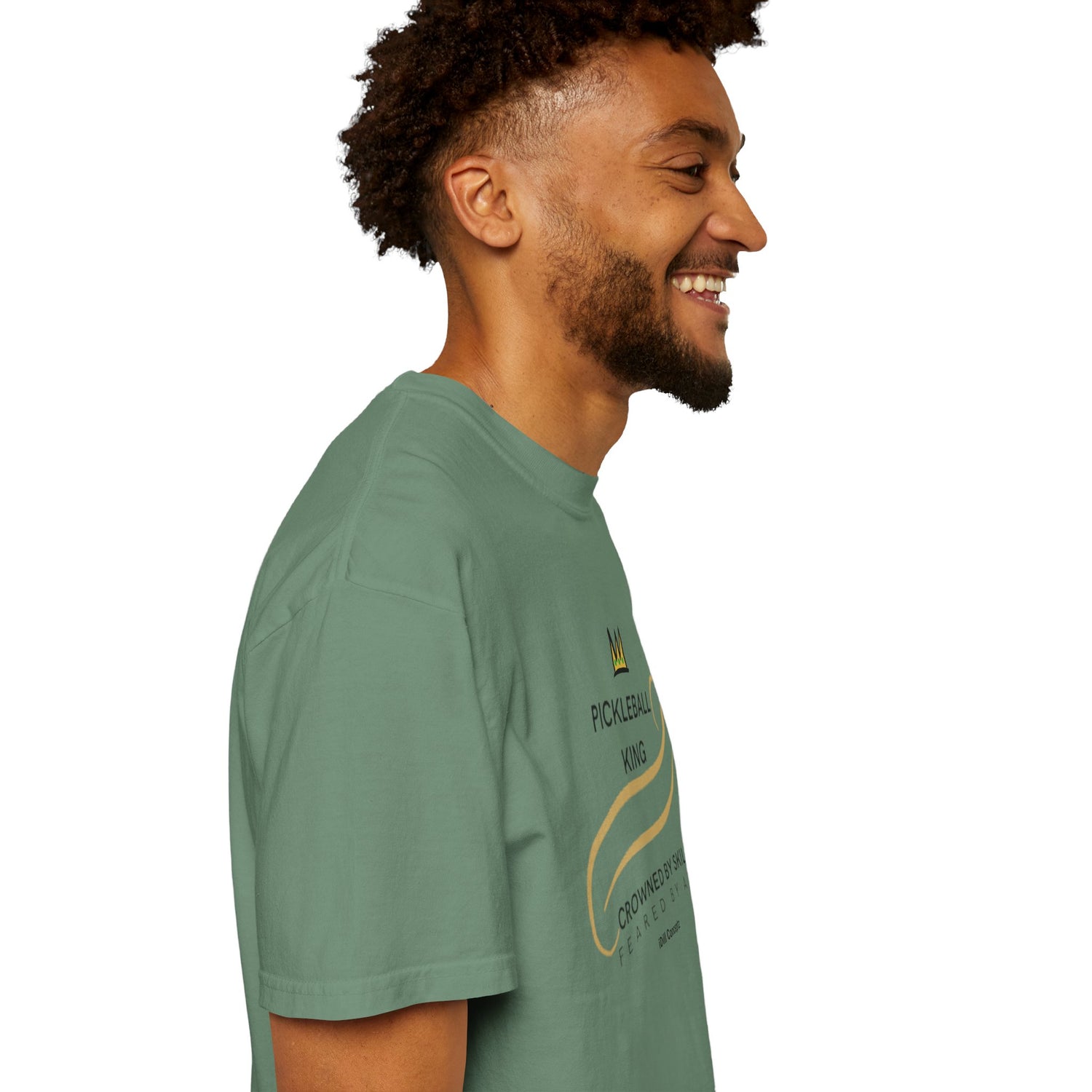 King of the Court Pickleball T-Shirt Apparel - Casual Graphic Tee for Men - Sports Lovers