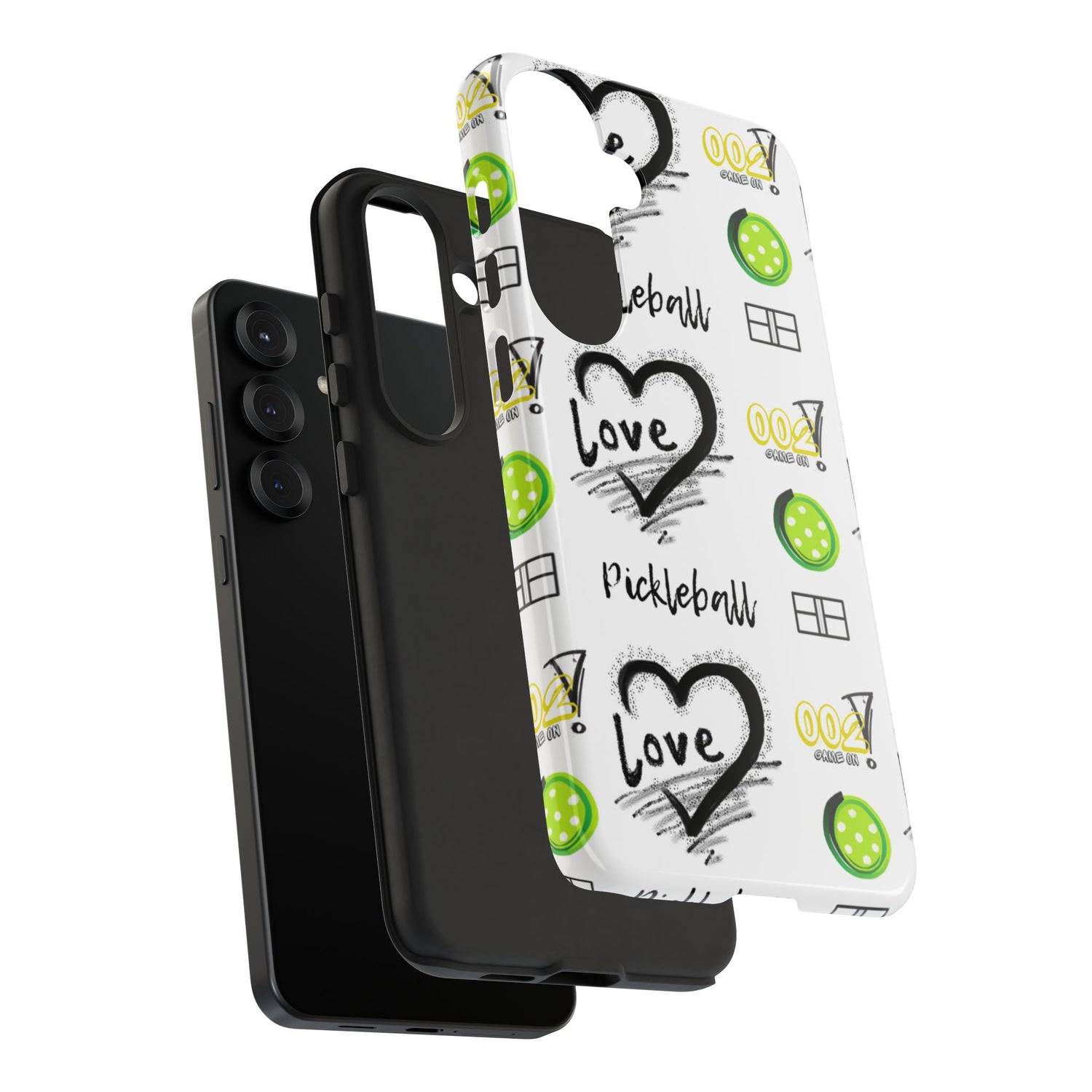 Pickleball Love Tough Android Samsung Phone Case - Fun & Durable Sport Accessory
