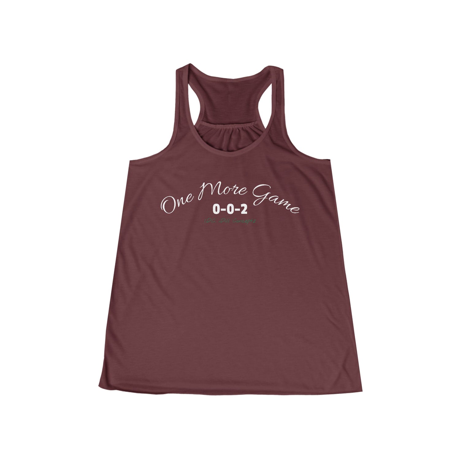 Pickleball Women's Tank Top - 002 One More Game Design