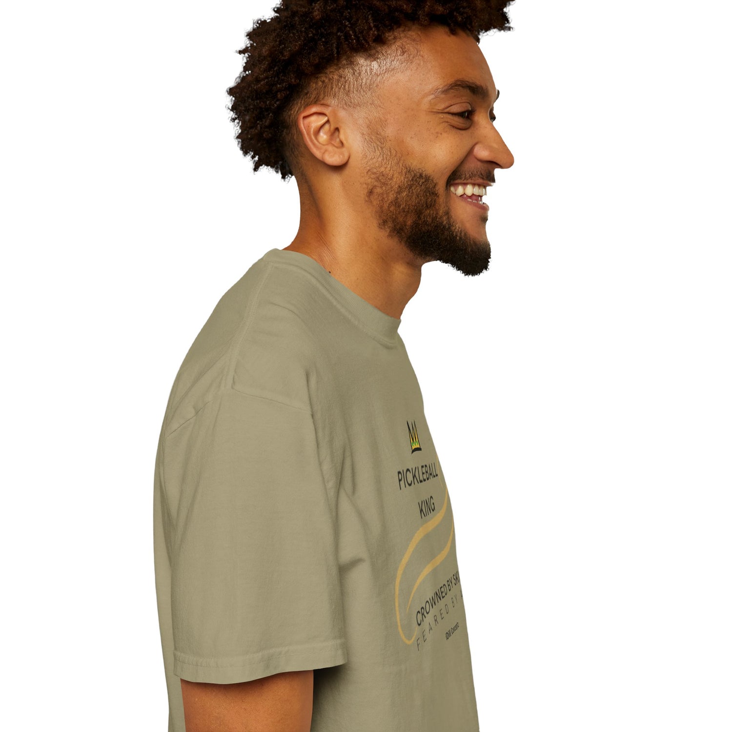 King of the Court Pickleball T-Shirt Apparel - Casual Graphic Tee for Men - Sports Lovers