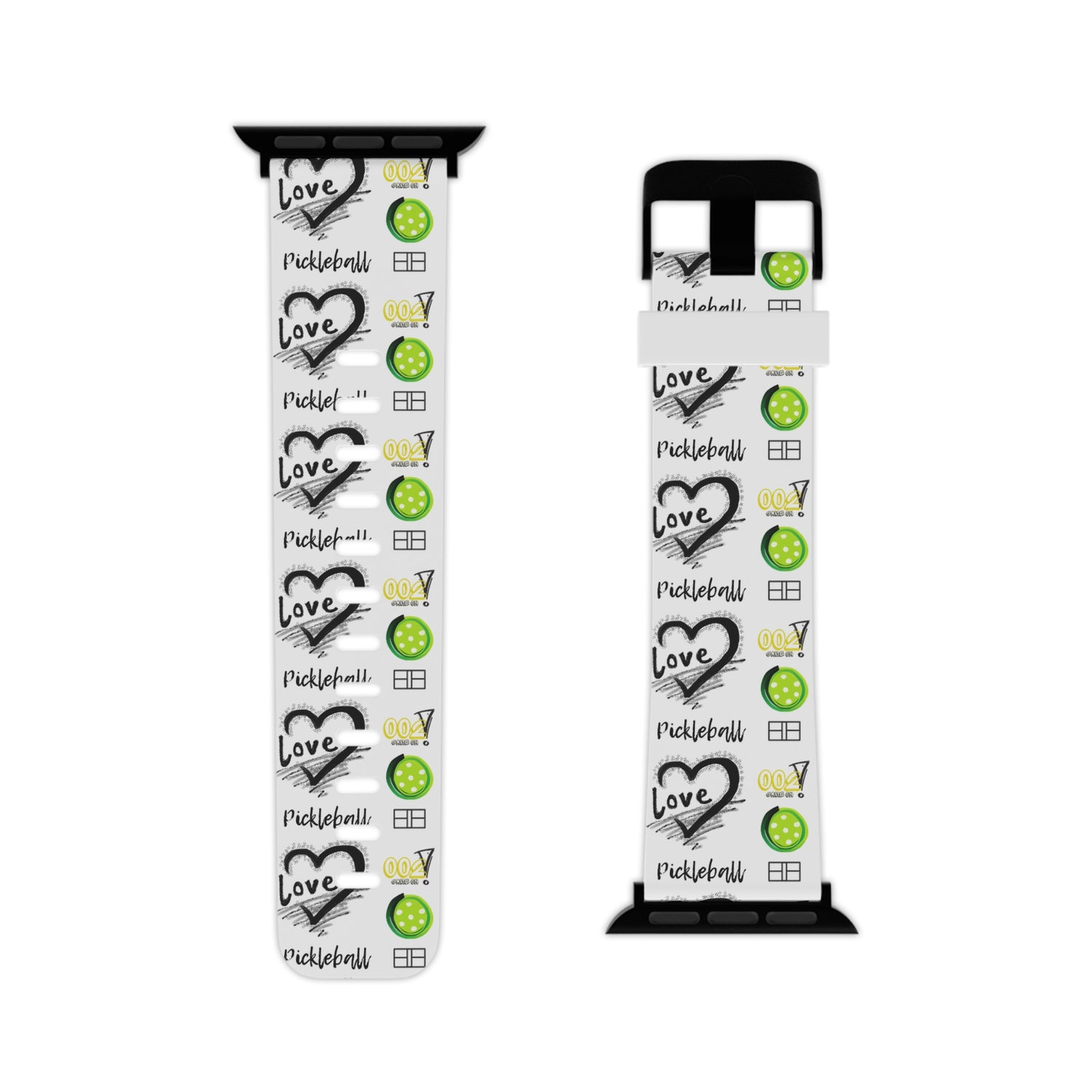 Pickleball Watch Band - LOVE Pickleball Design