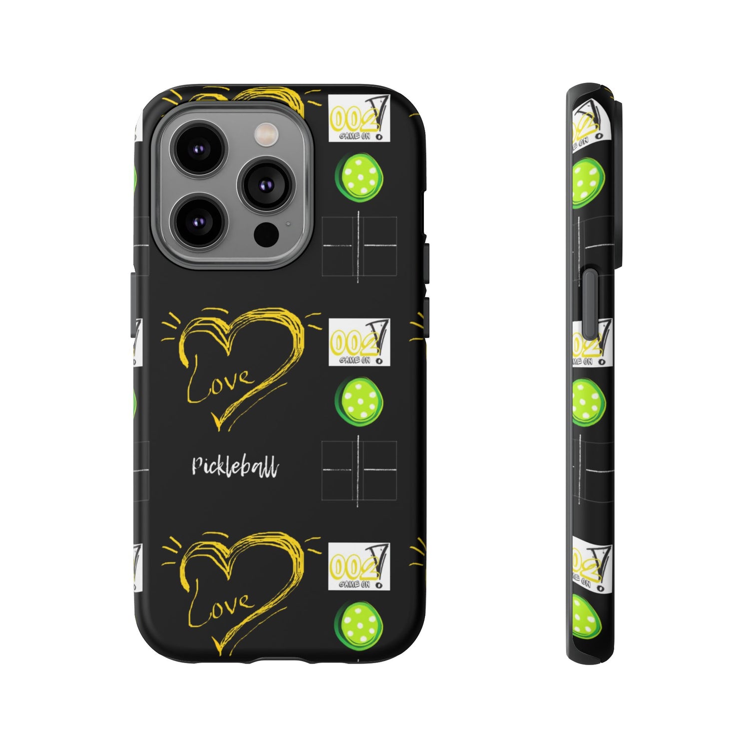 Pickleball Love Tough iPhone Case - Fun & Durable Sport Accessory