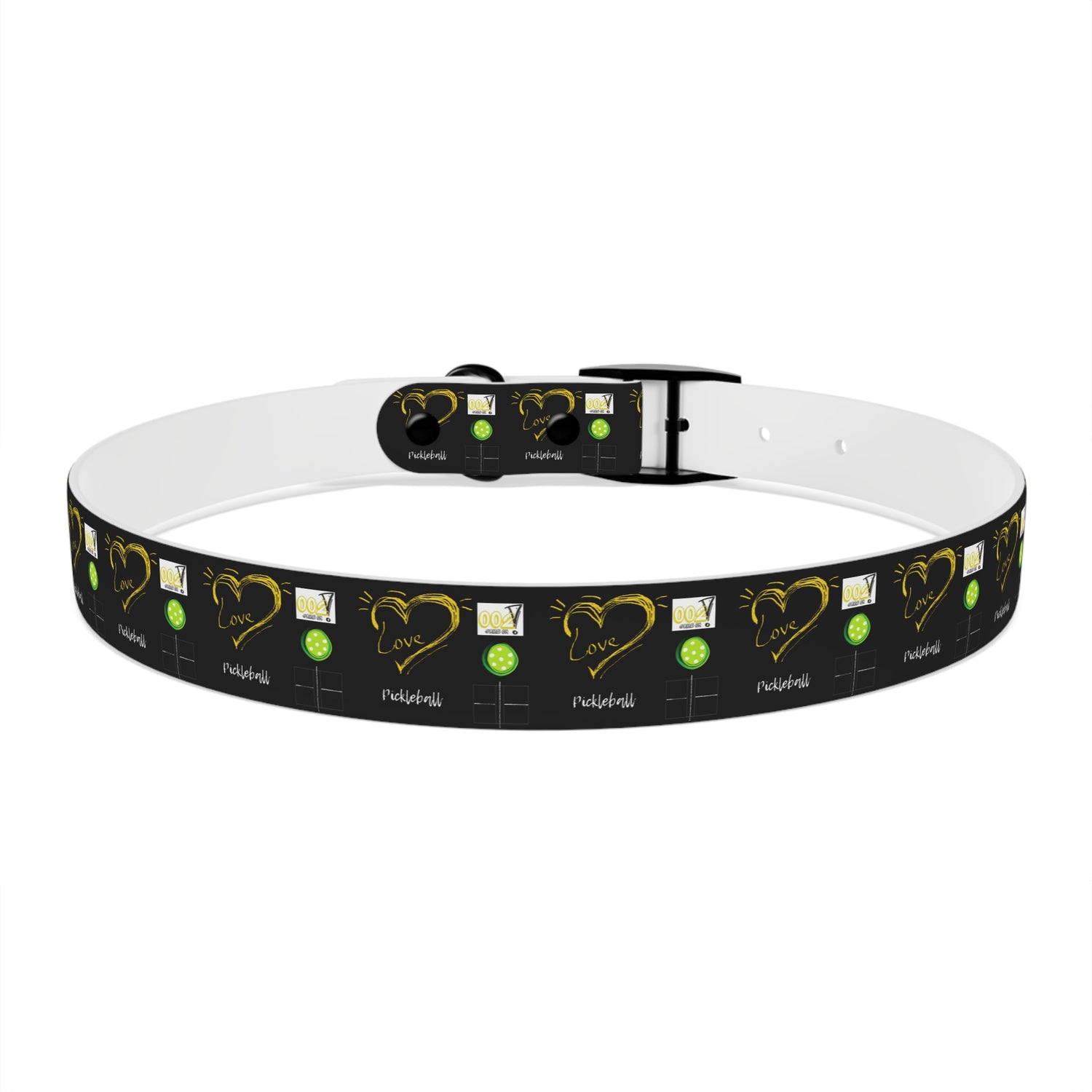 Dog Collar - Pickleball Love Unique Stand Out Design - Perfect for Pet Owners
