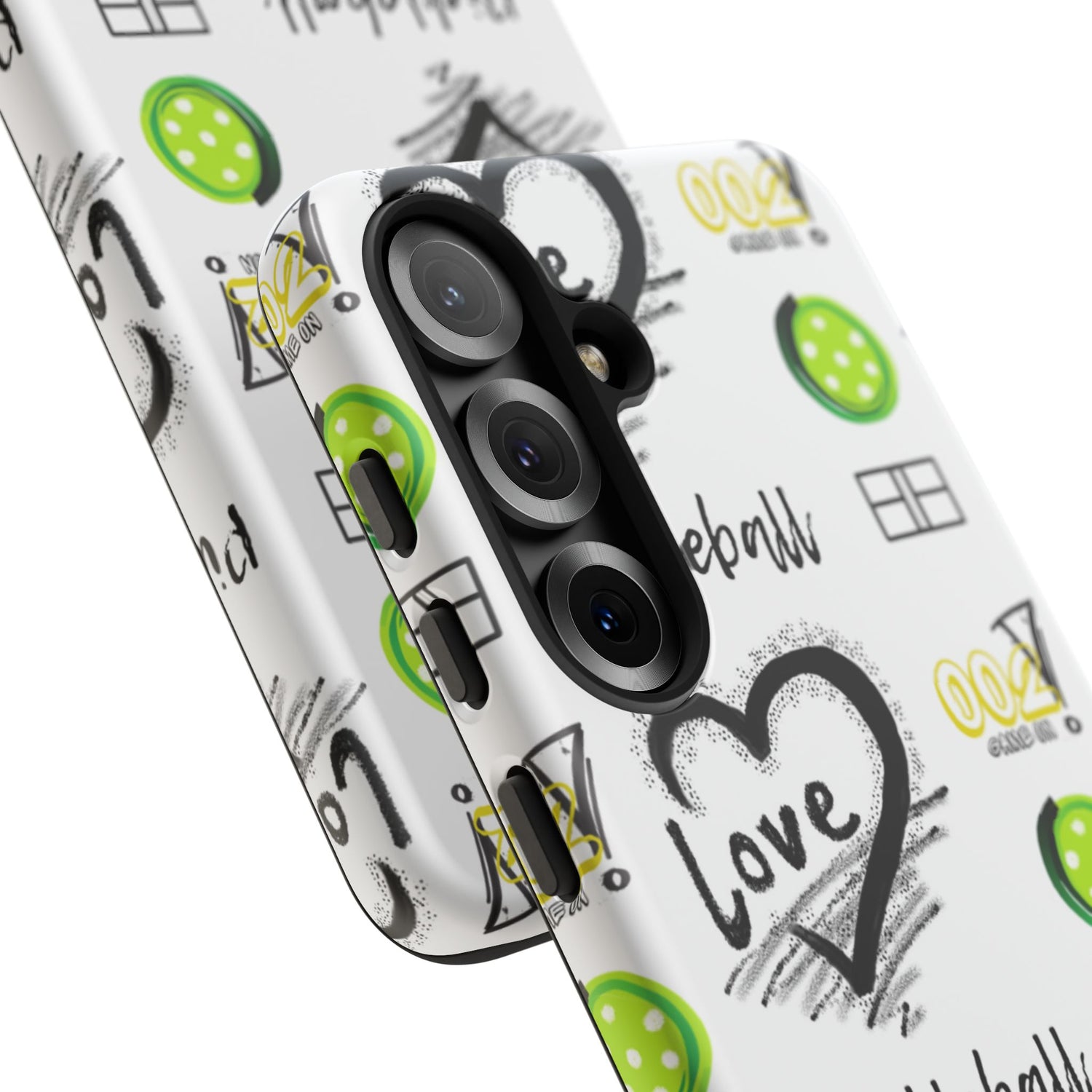 Pickleball Love Tough Android Samsung Phone Case - Fun & Durable Sport Accessory