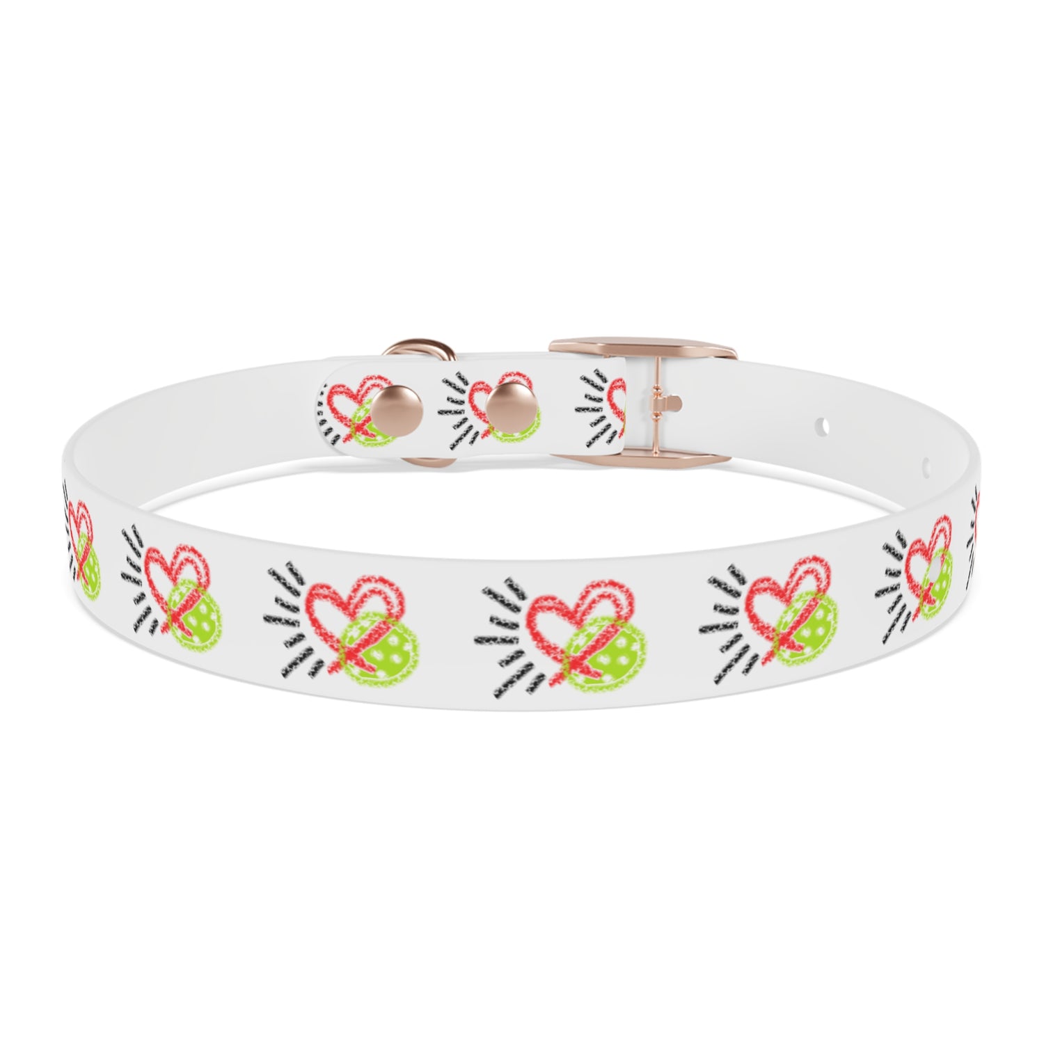 Dog Collar - Pickleball Love Unique Stand Out Design - Perfect for Pet Owners