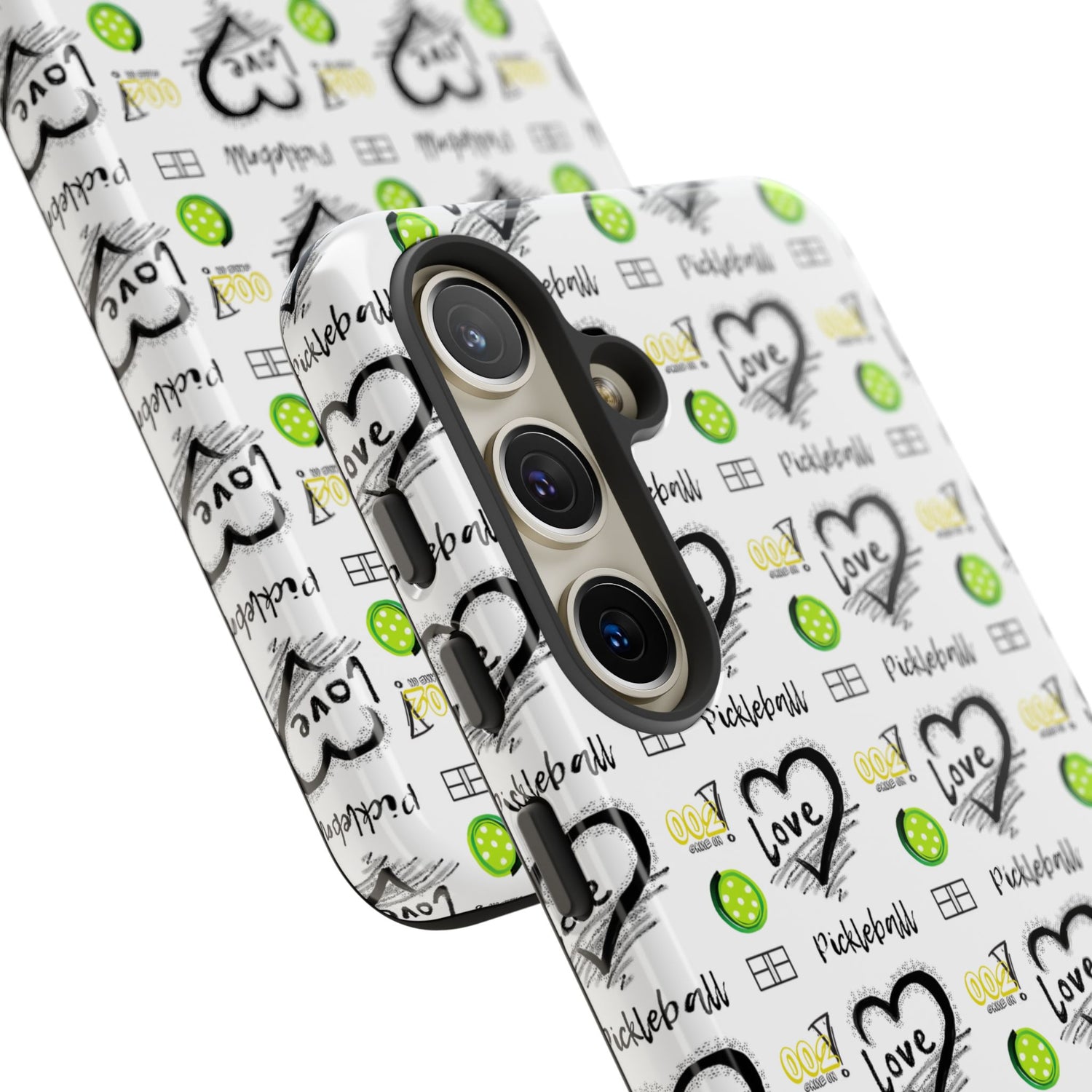 Pickleball Love Tough Android Samsung Phone Case - Fun & Durable Sport Accessory