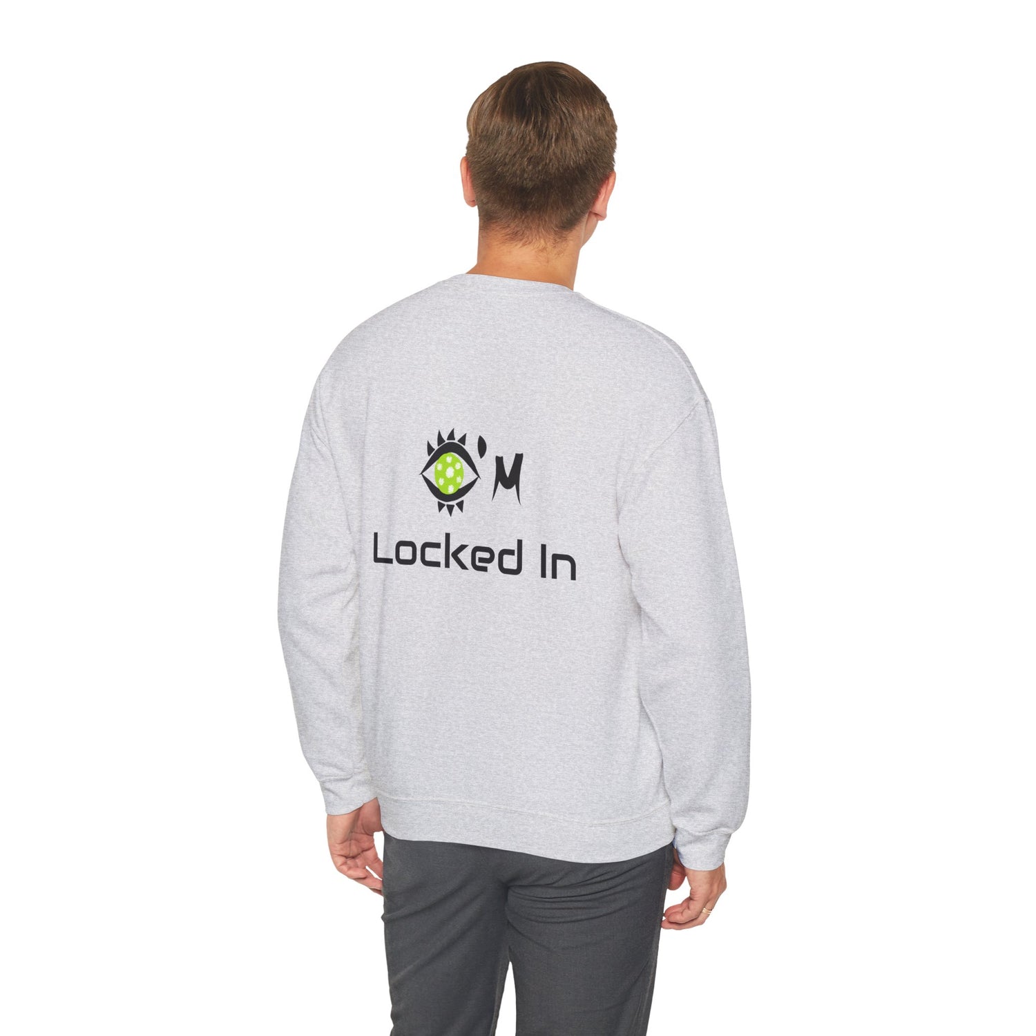 Men's Sweatshirt Apparel - 'I'm Locked In' - Men's Pickleball Crewneck