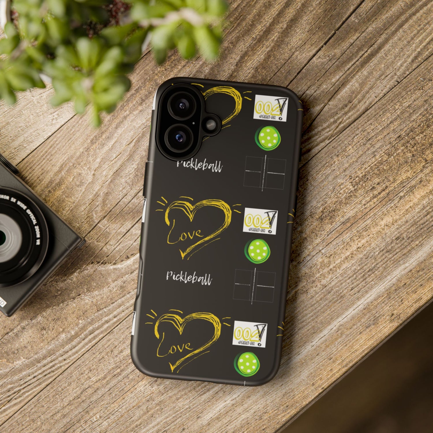Pickleball Love Tough iPhone Case - Fun & Durable Sport Accessory