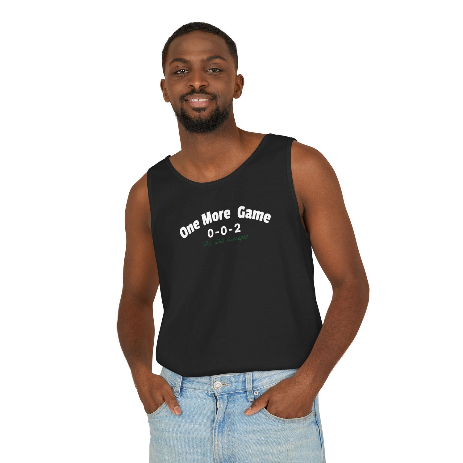 Unisex Pickleball Tank Top - 002 One More Game Design