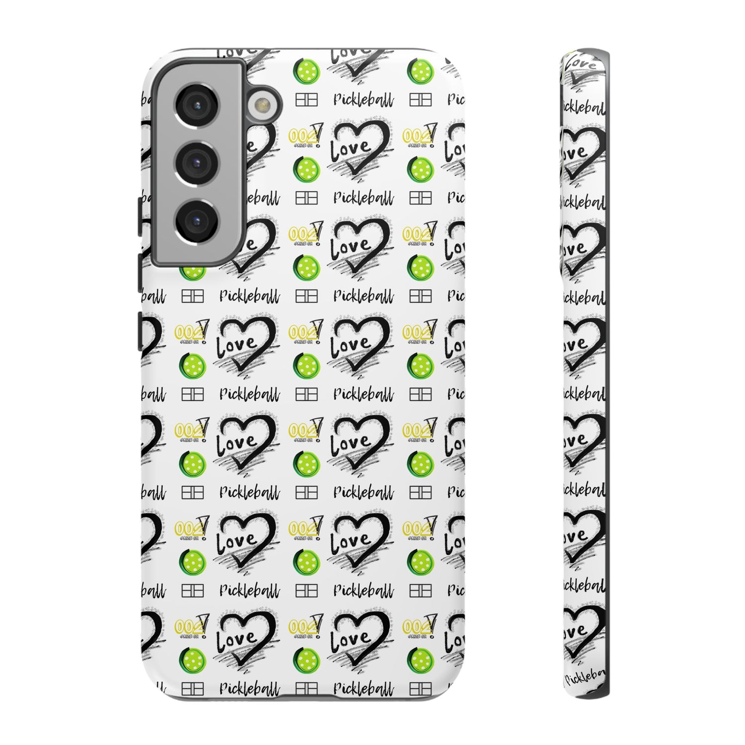 Pickleball Love Tough Android Samsung Phone Case - Fun & Durable Sport Accessory