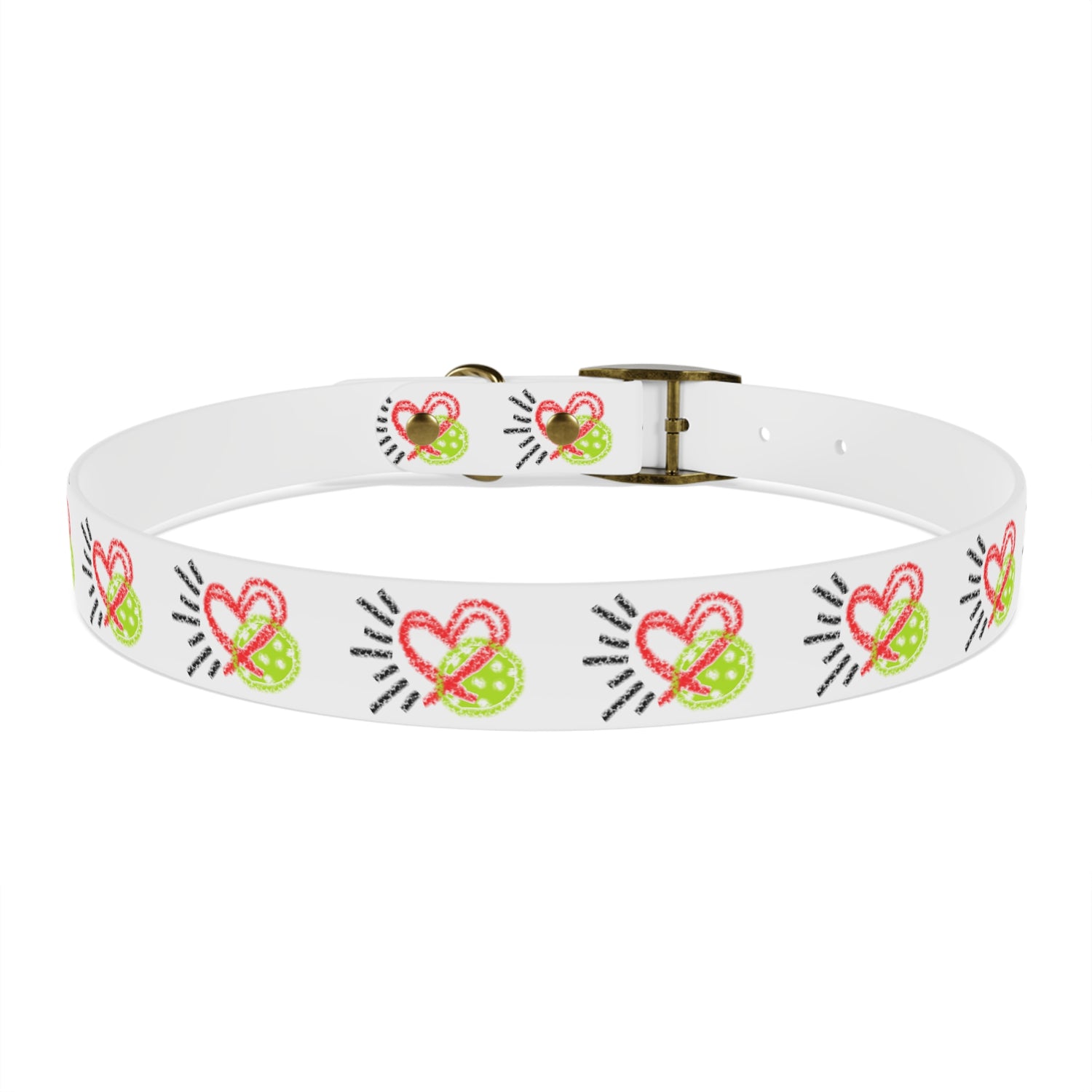 Dog Collar - Pickleball Love Unique Stand Out Design - Perfect for Pet Owners