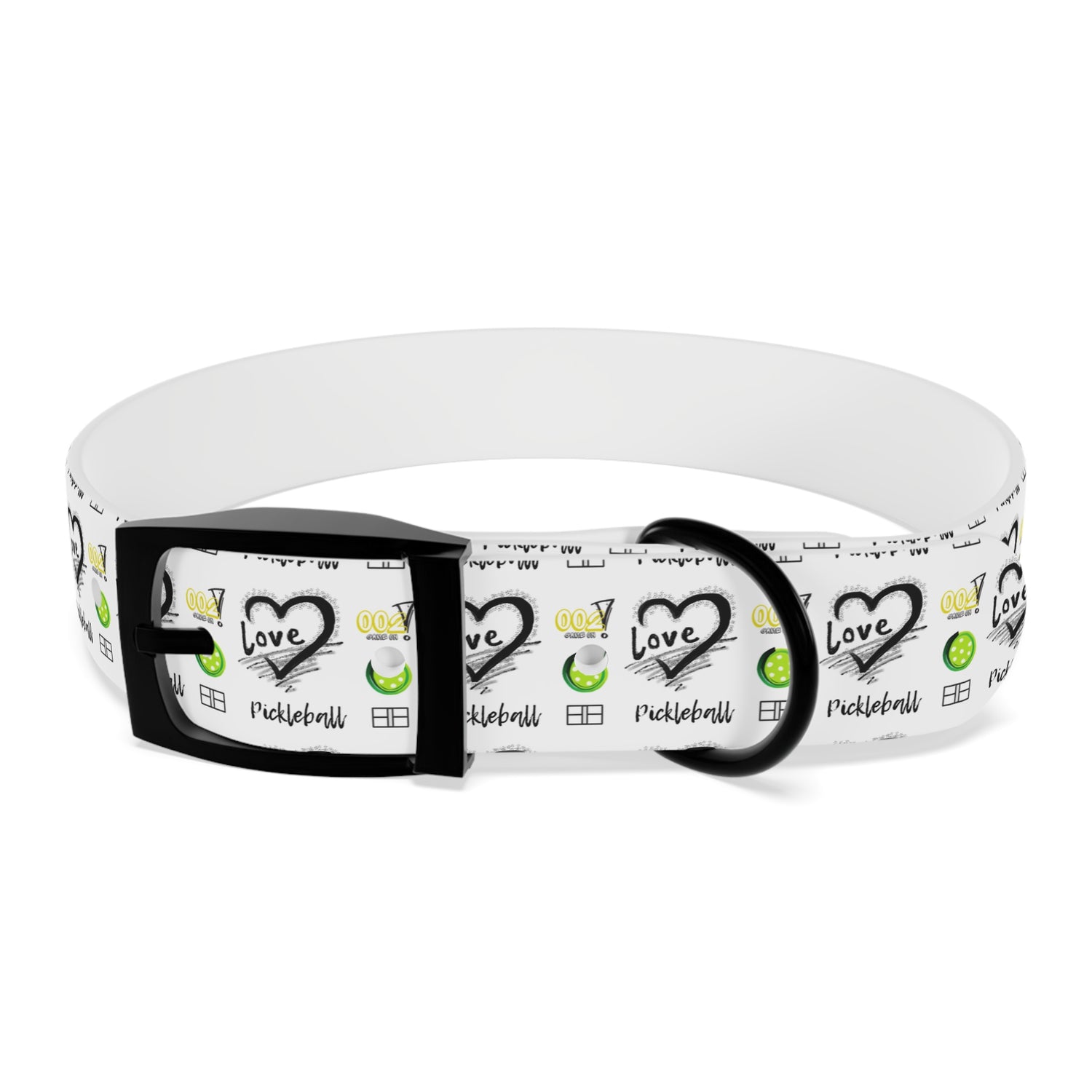 Dog Collar - Pickleball Love Unique Stand Out Design - Perfect for Pet Owners