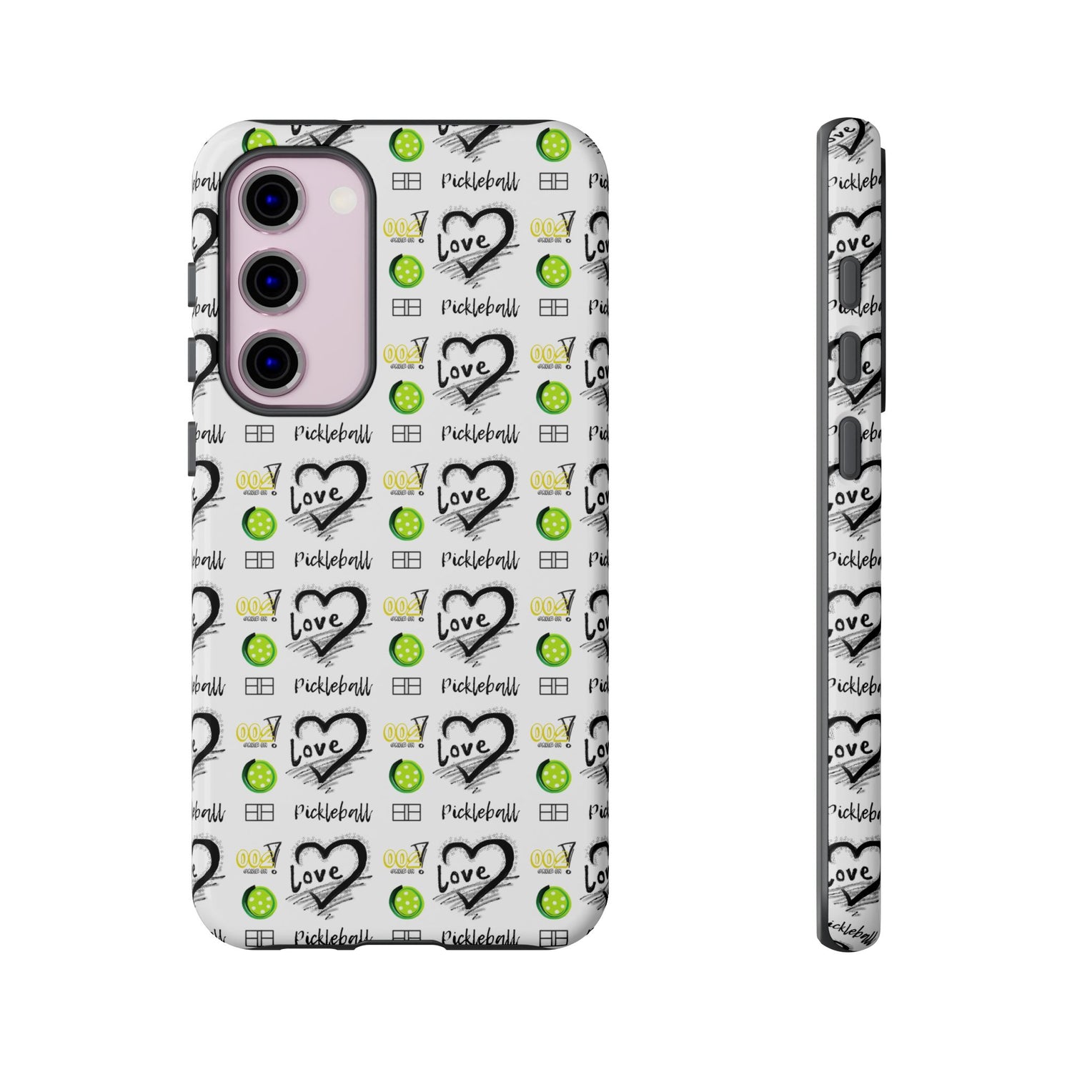 Pickleball Love Tough Android Samsung Phone Case - Fun & Durable Sport Accessory