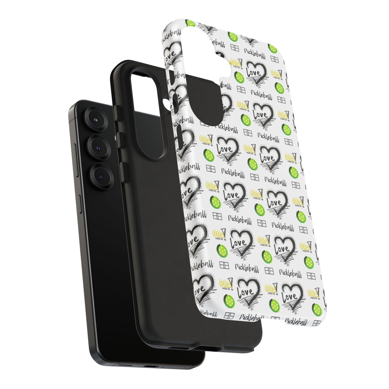 Pickleball Love Tough Android Samsung Phone Case - Fun & Durable Sport Accessory