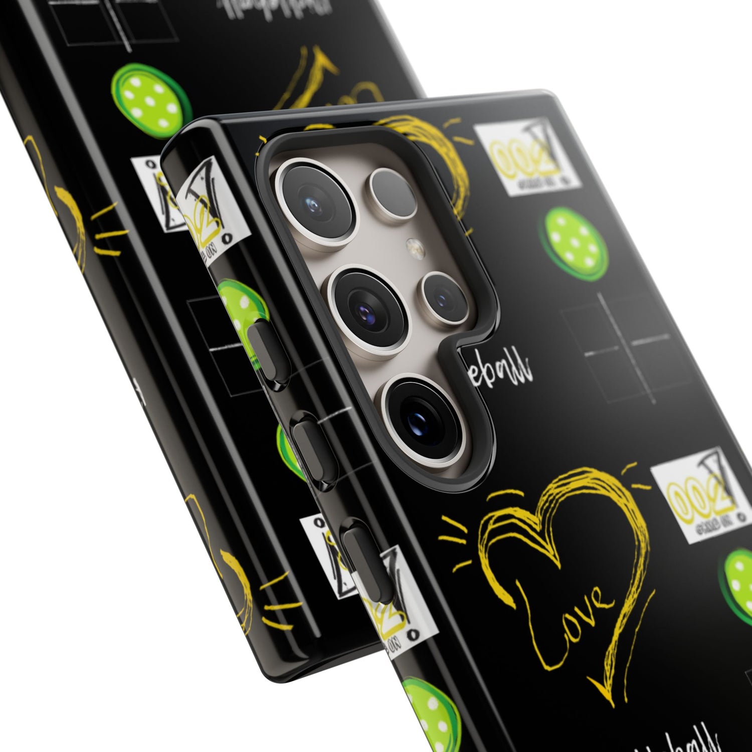 Pickleball Love Tough Android Samsung Phone Case - Fun & Durable Sport Accessory