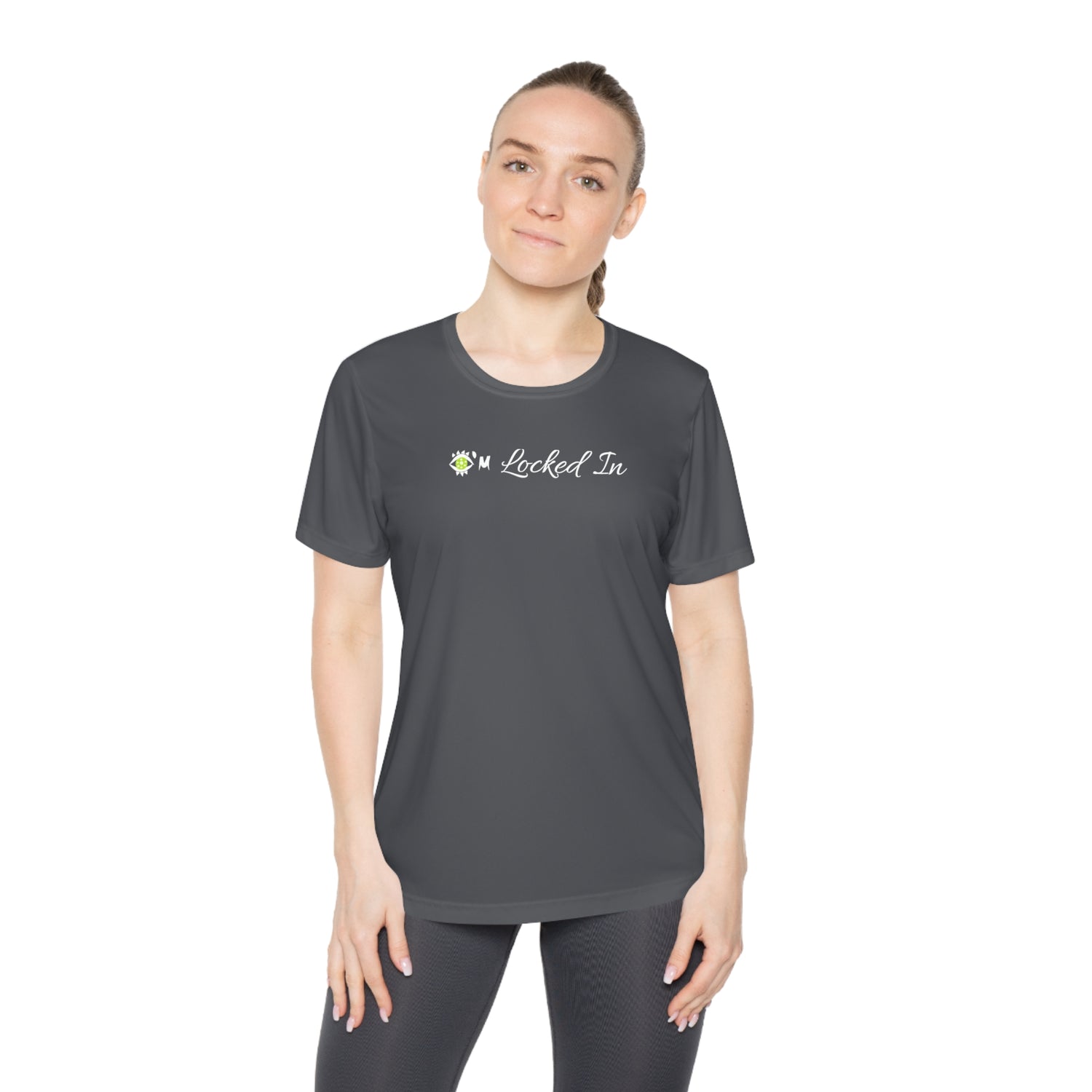 Women's Performance Tee - Pickleball I'm Locked in Design