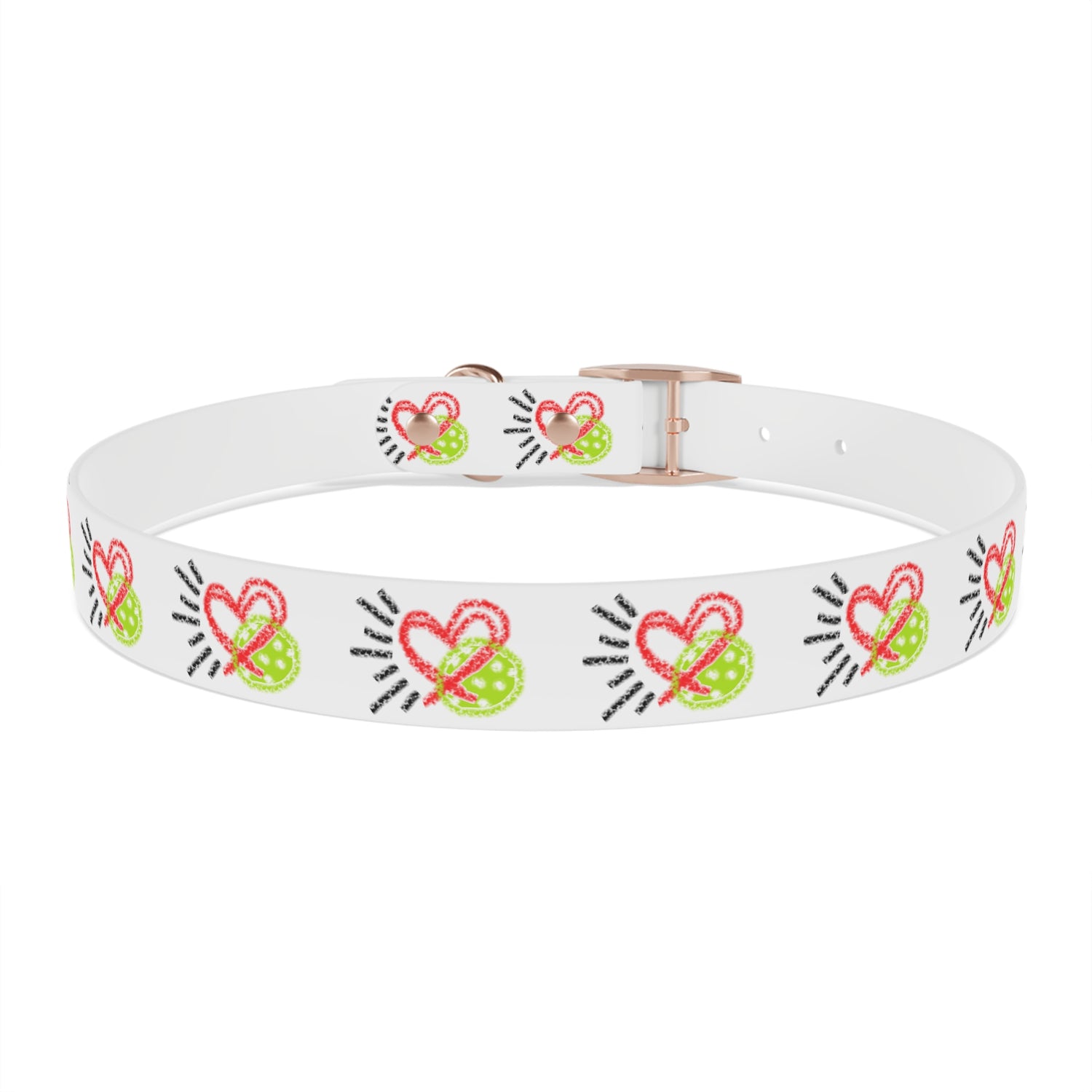 Dog Collar - Pickleball Love Unique Stand Out Design - Perfect for Pet Owners