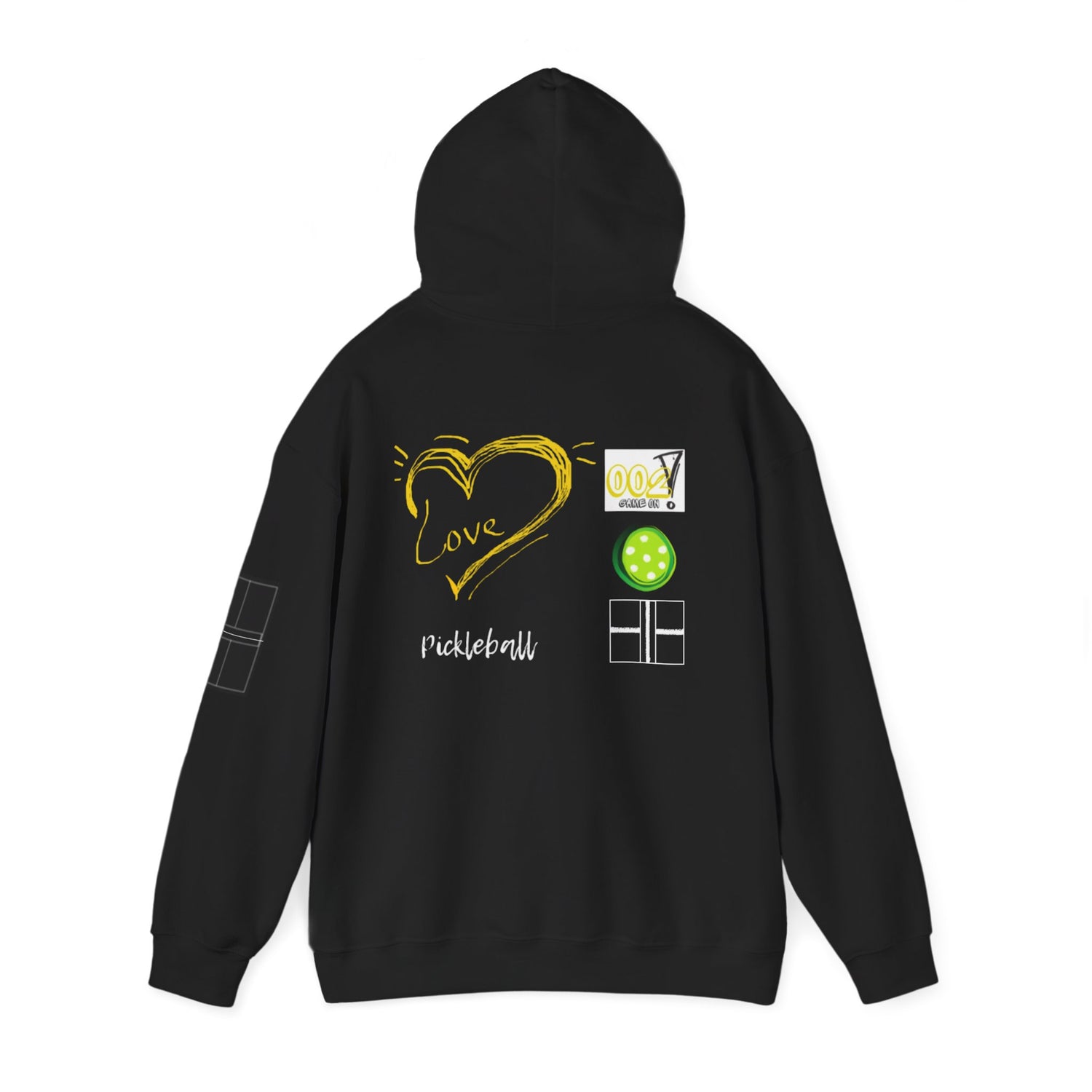 Unisex Pickleball Hoodie Apparel - LOVE Pickleball