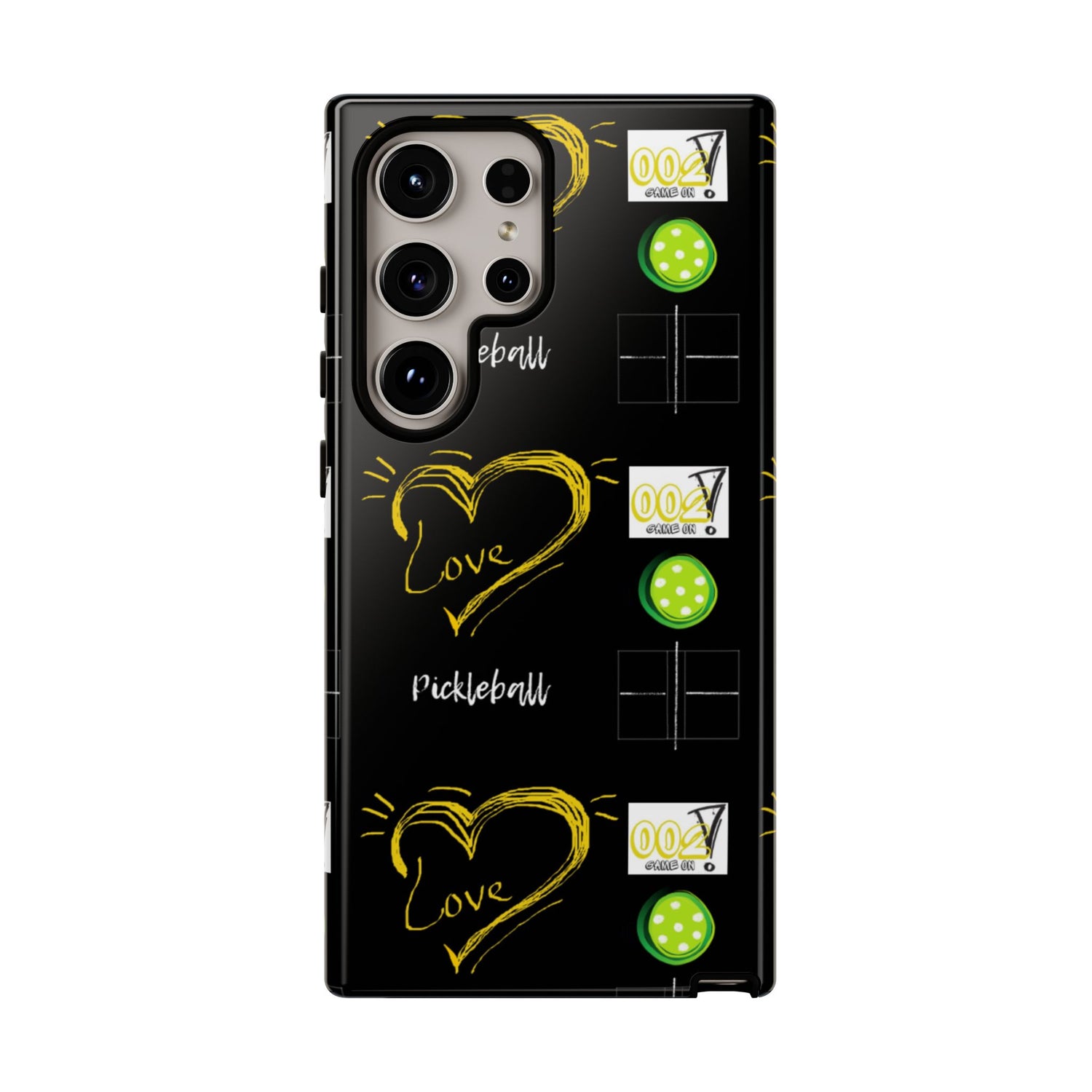 Pickleball Love Tough Android Samsung Phone Case - Fun & Durable Sport Accessory