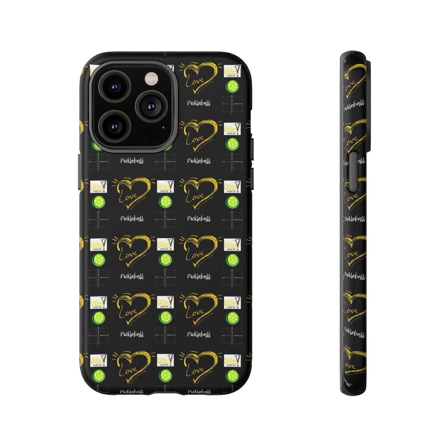 Pickleball Love Tough iPhone Case - Fun & Durable Sport Accessory