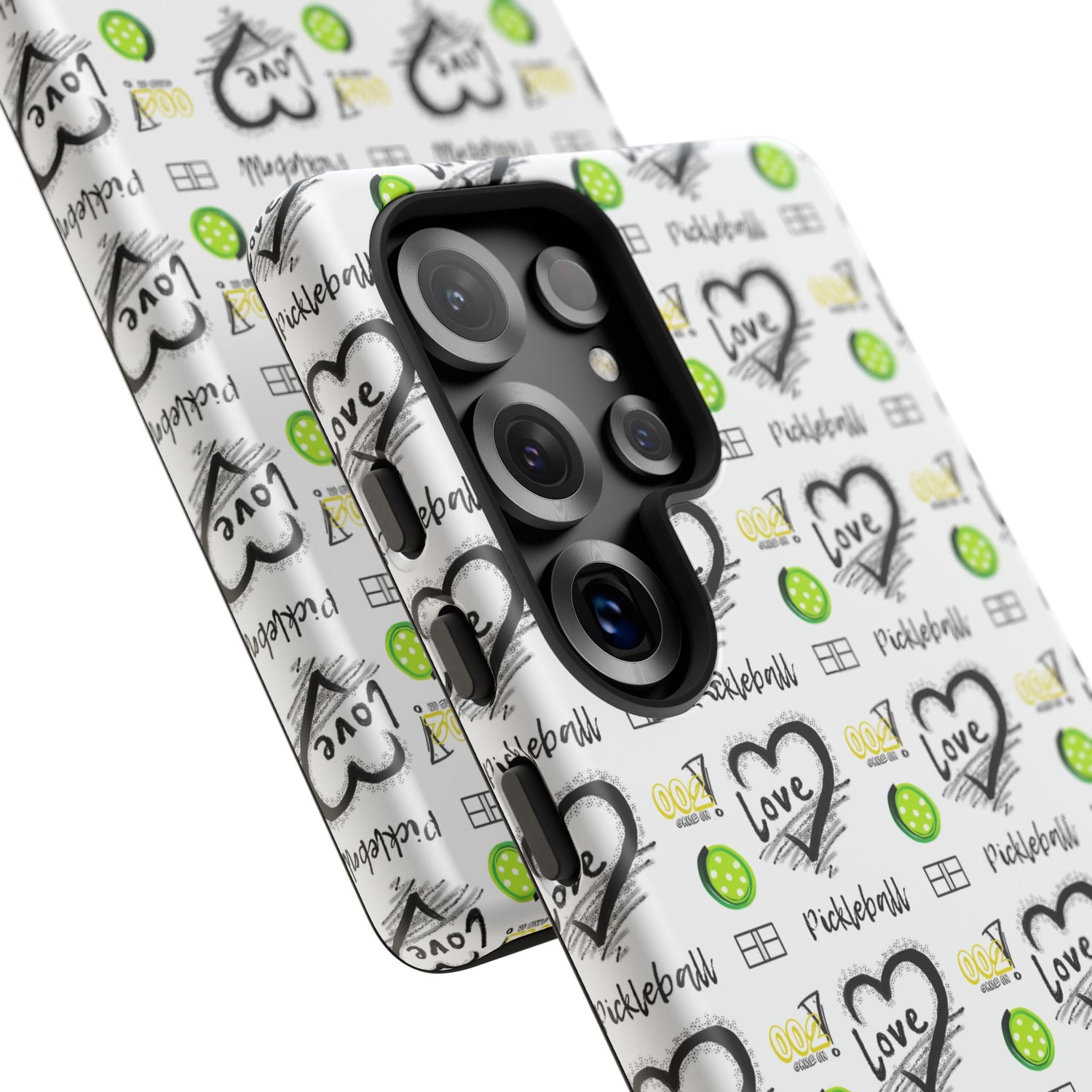 Pickleball Love Tough Android Samsung Phone Case - Fun & Durable Sport Accessory