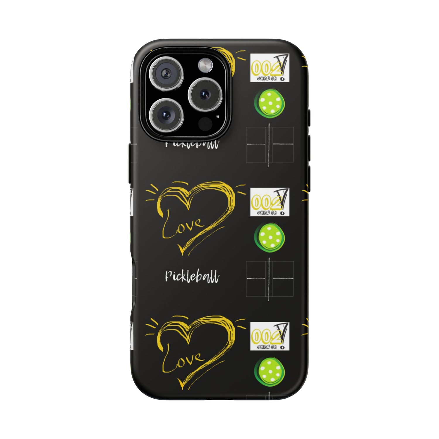 Pickleball Love Tough iPhone Case - Fun & Durable Sport Accessory